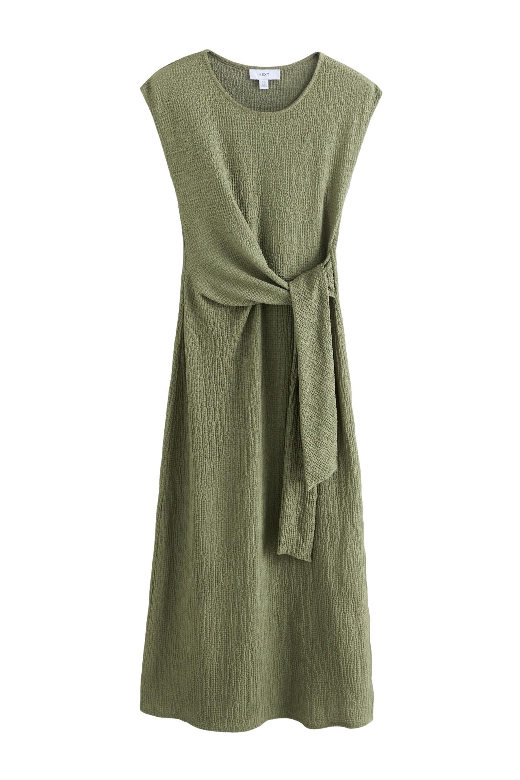 Next Sommerkleid Strukturiertes Kleid zum Binden günstig online kaufen