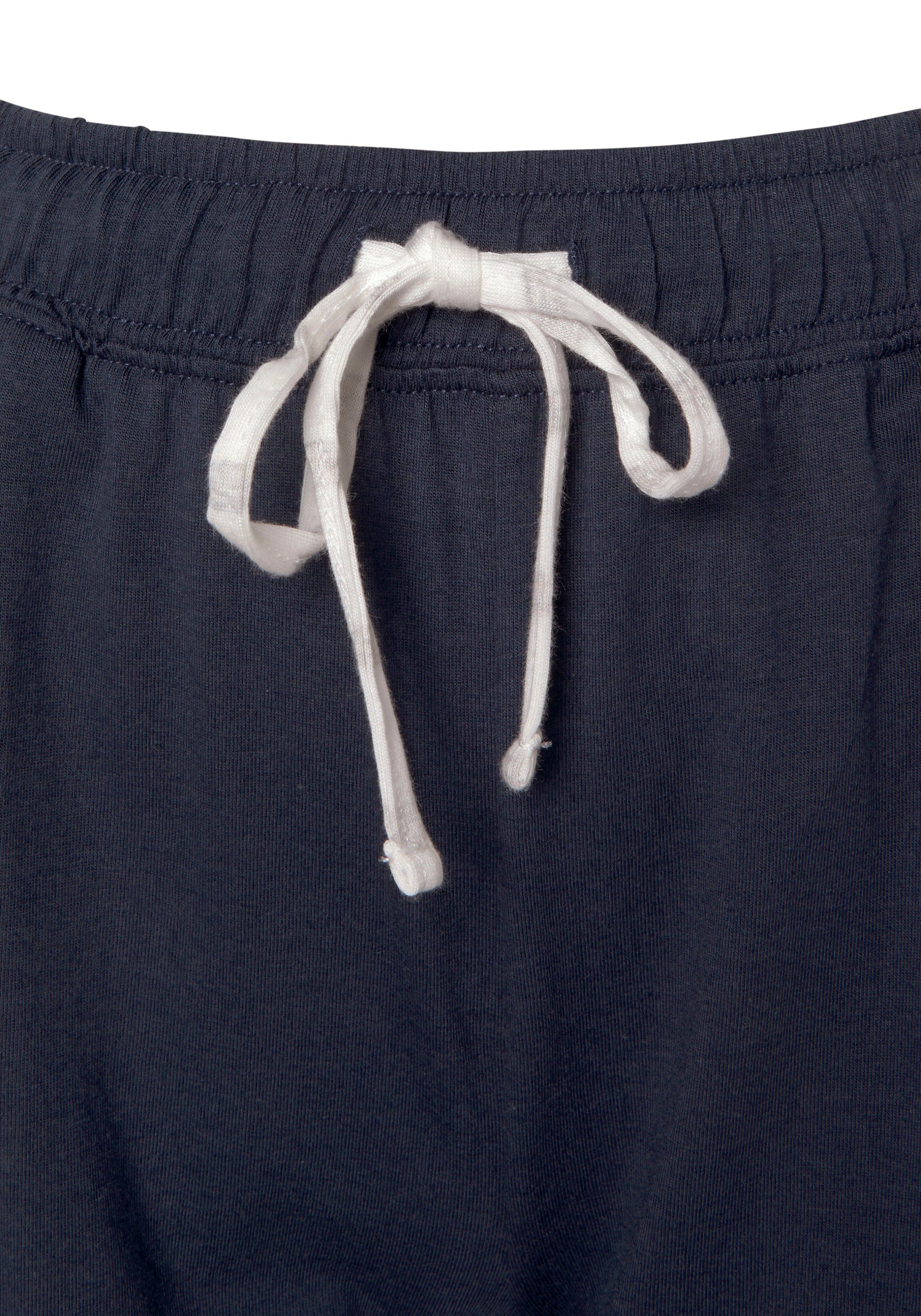 LASCANA Pyjama (2 tlg) mit Flockdruck