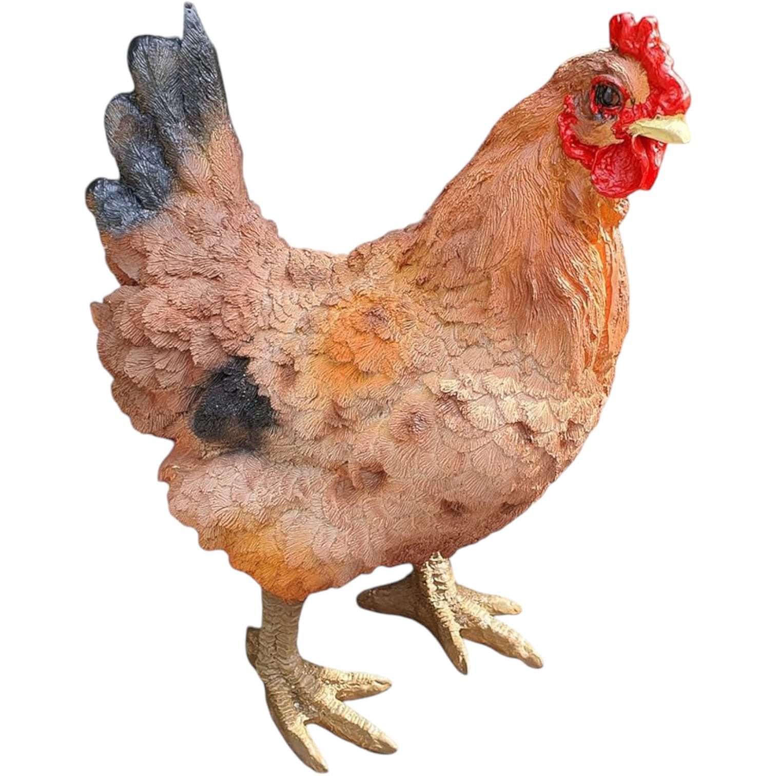 Aspinaworld Gartenfigur Braune Huhn Figur 34 günstig online kaufen