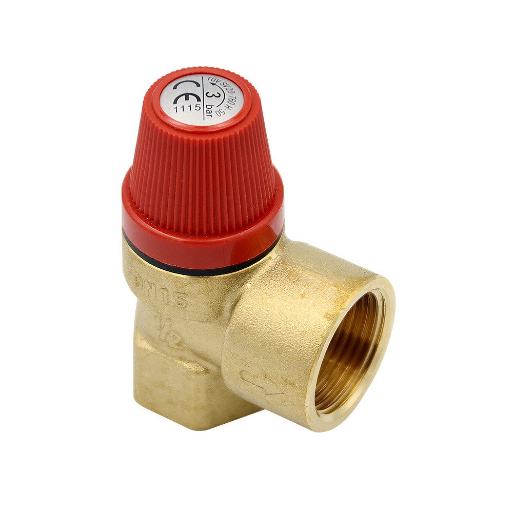 Caleffi Thermostatventil Membran Sicherheitsventil 1/2x3/4 3bar Überdruckventil Heizungsventil