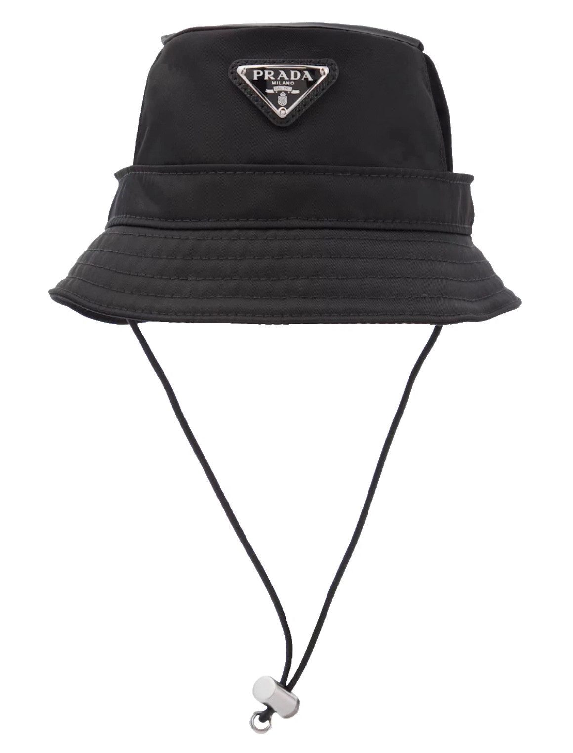 PRADA Hundekleid Hunde Kappe Bucket Fischerhut Hundehut mit Logo, Kordelzug mit Metallverschluss für sicheren Halt