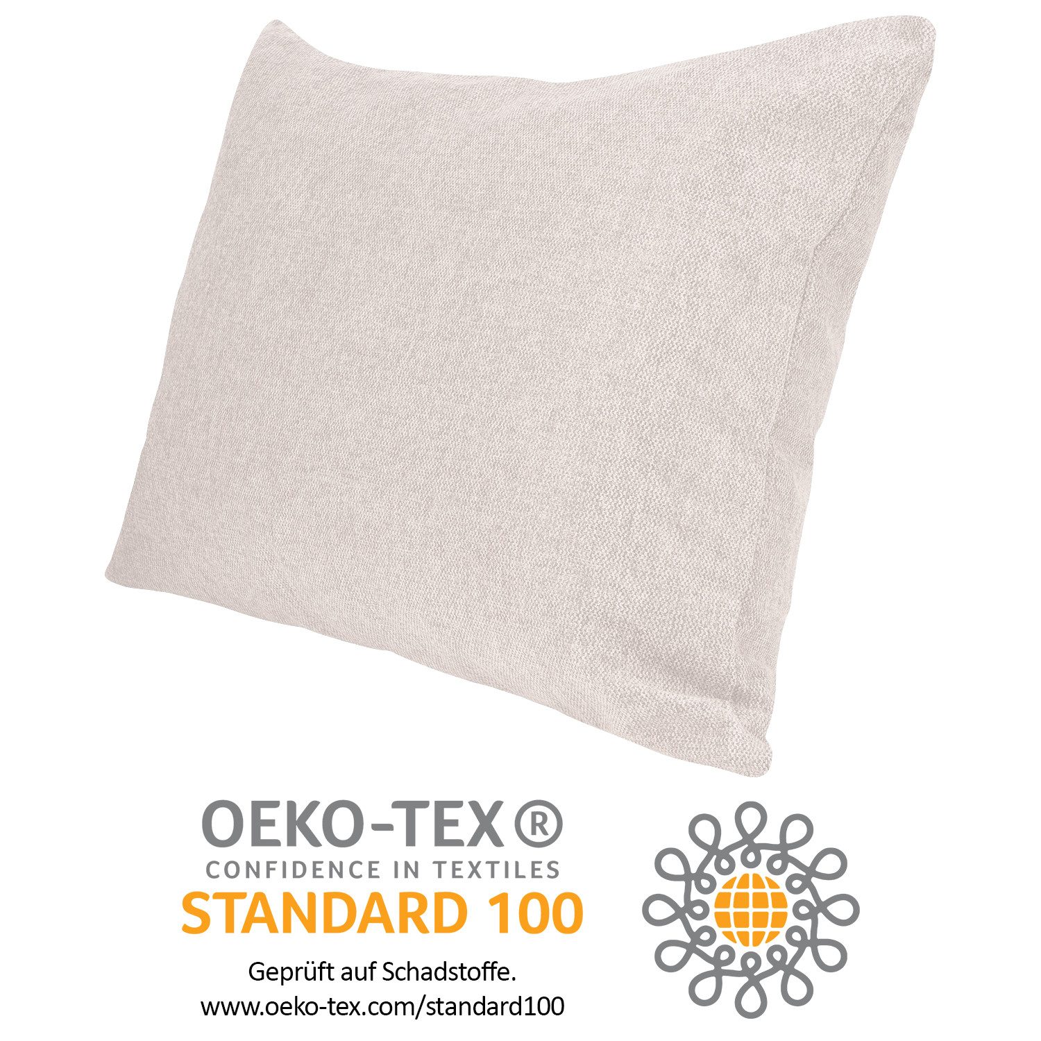 Selfitex Dekokissen 60x80 / 80x80 inkl. Füllkissen, große Farbauswahl, für Couch, Sofa und Bett