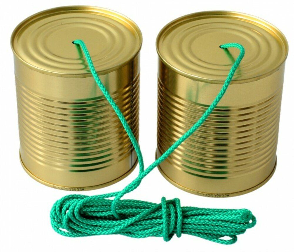 Corvus Experimentierkasten Dosen-Telefon