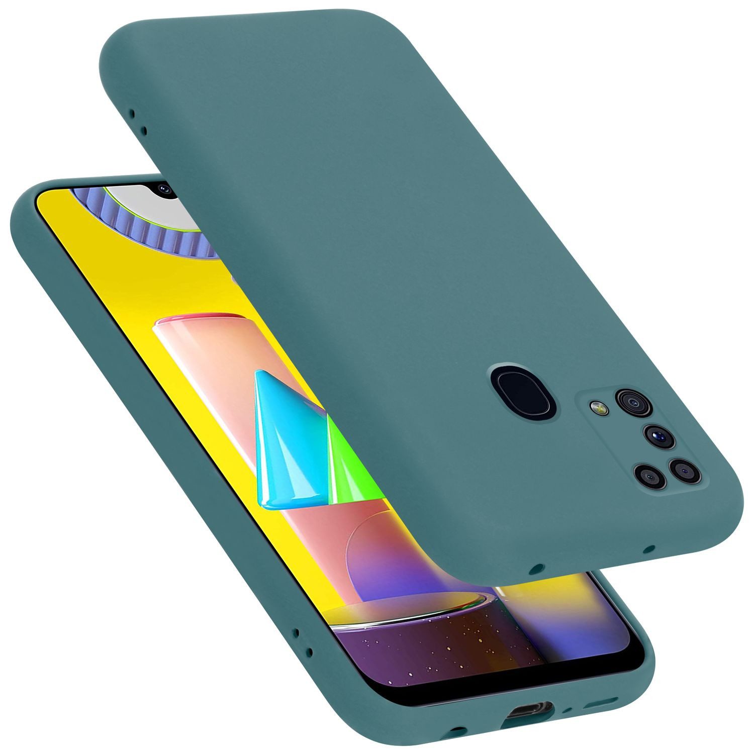 Cadorabo Handyhülle für Samsung Galaxy M31 Hülle Samsung Galaxy M31, Flexible Hülle TPU Silikon Schutzhülle Back Cover Case
