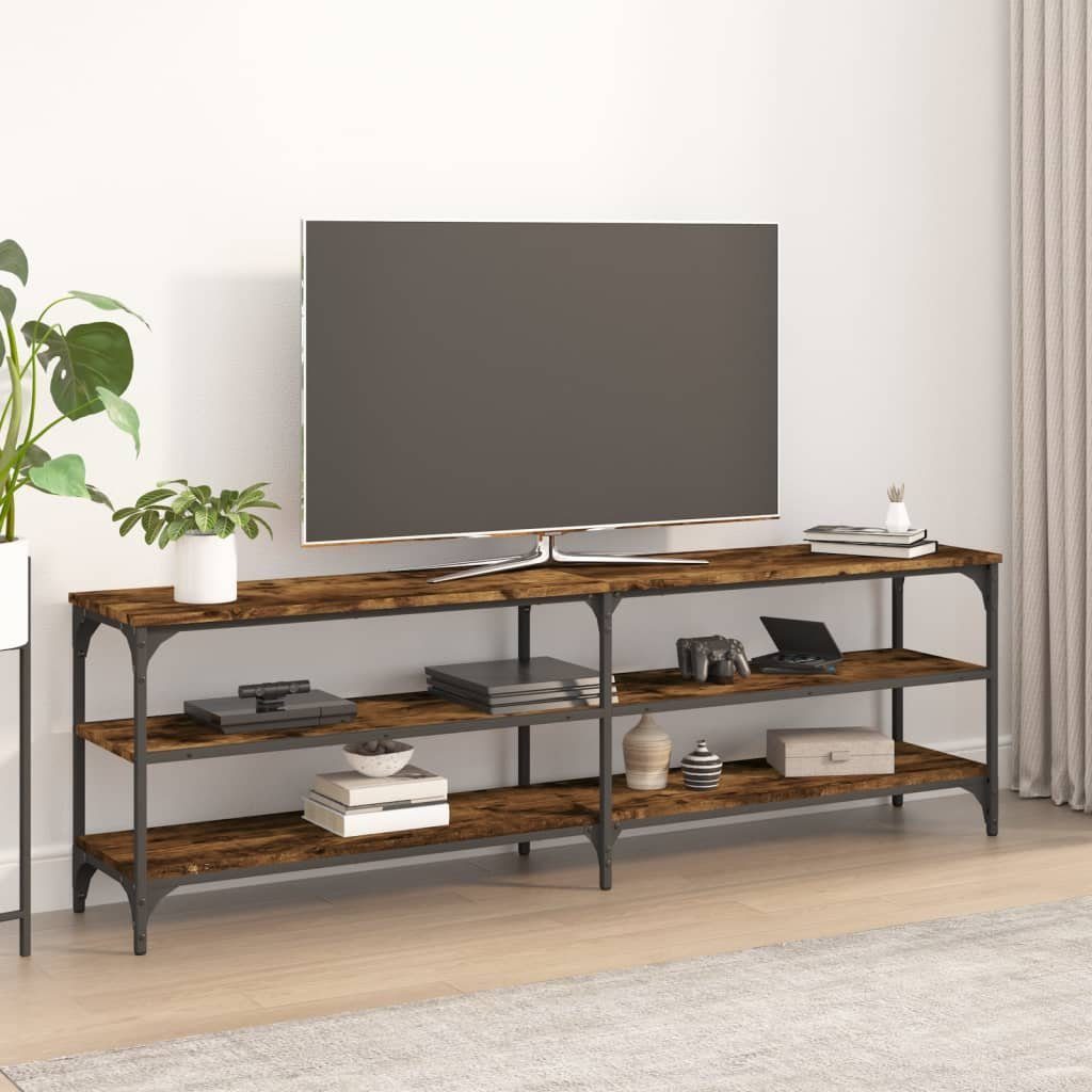 furnicato TV-Schrank Räuchereiche 160x30x50 cm Holzwerkstoff (1-St) günstig online kaufen