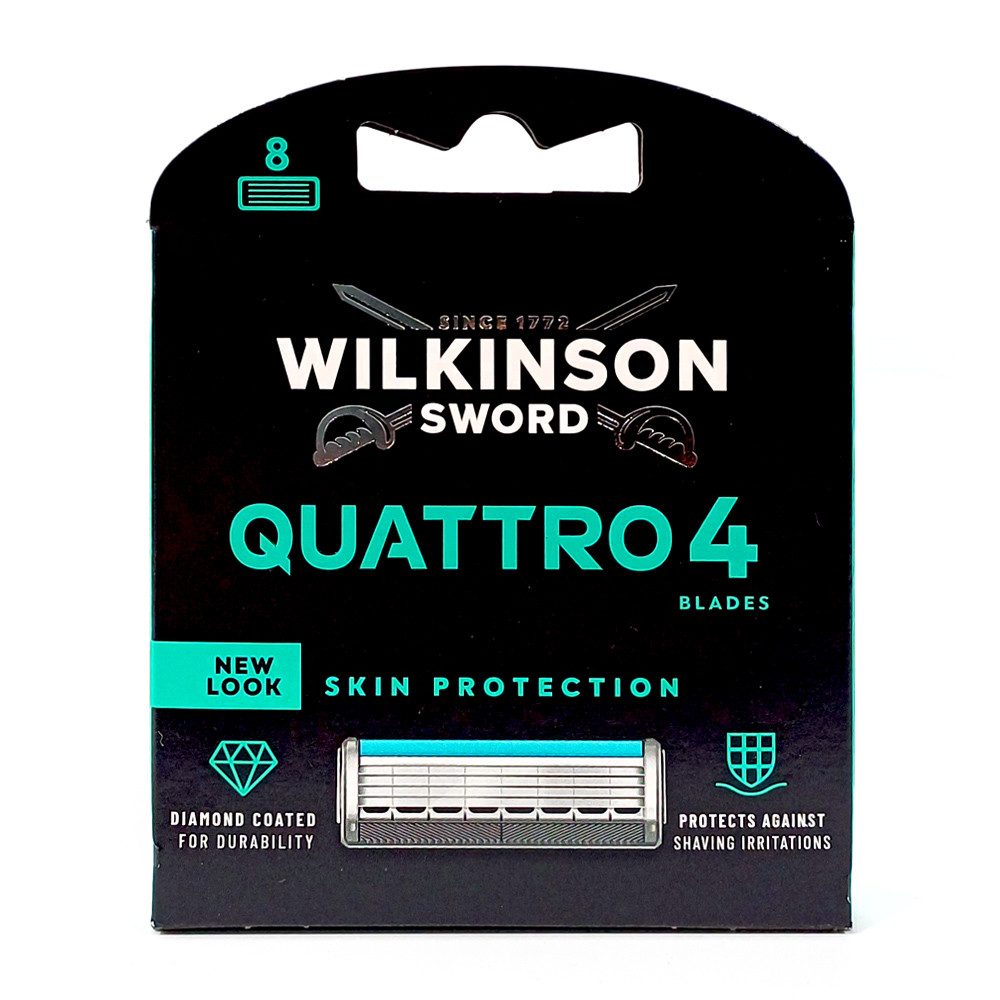 Rasierklingen Quattro 4 Skin Protection Klingen (8 Stück)
