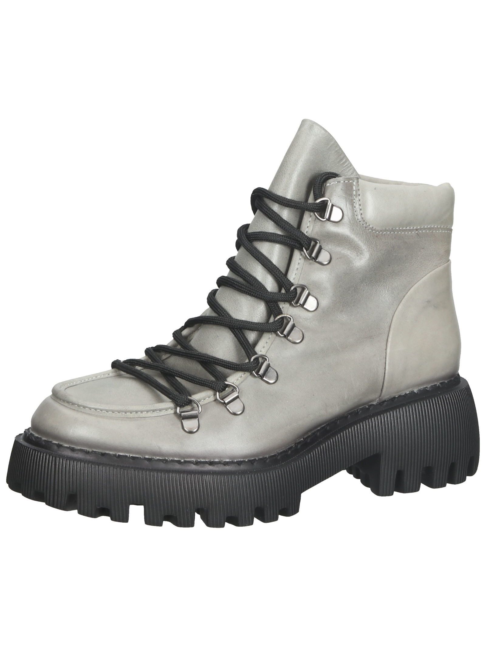 Lazamani Lazamani Stiefelette Glattleder Schnürstiefelette