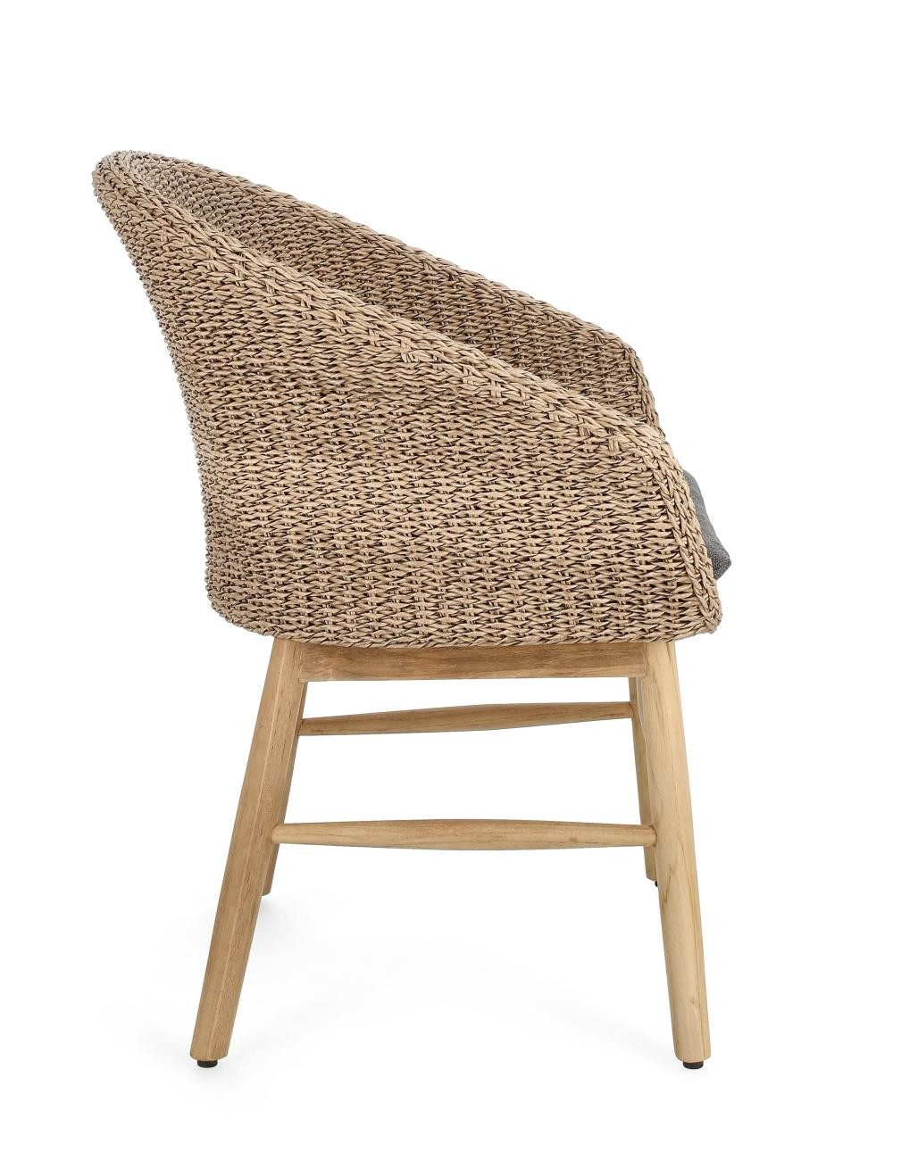 Bizzotto Gartenstuhl Genesis aus Teakholz, Natur