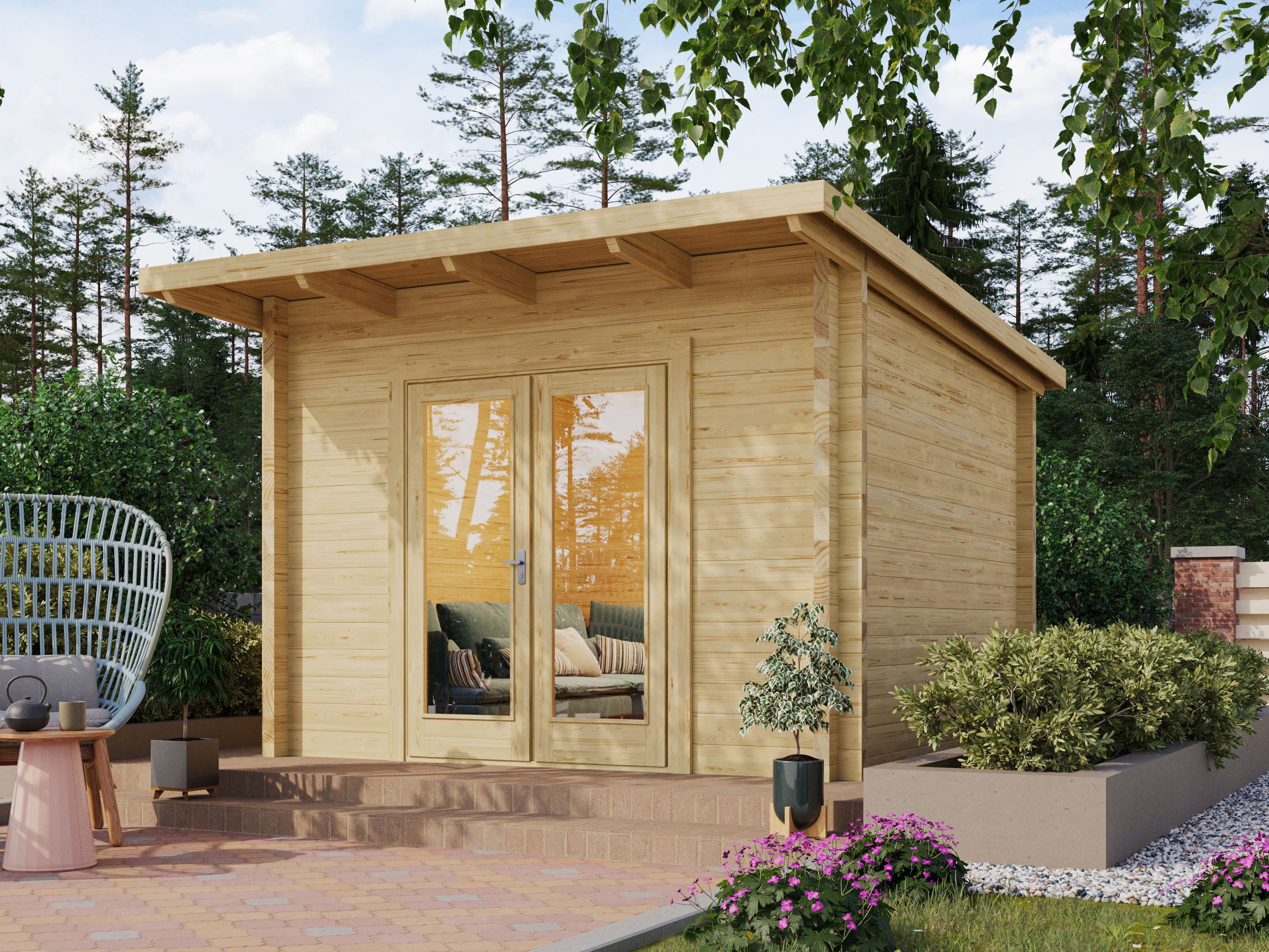 Fjordholz Gartenhaus Berlin 70 A Modern