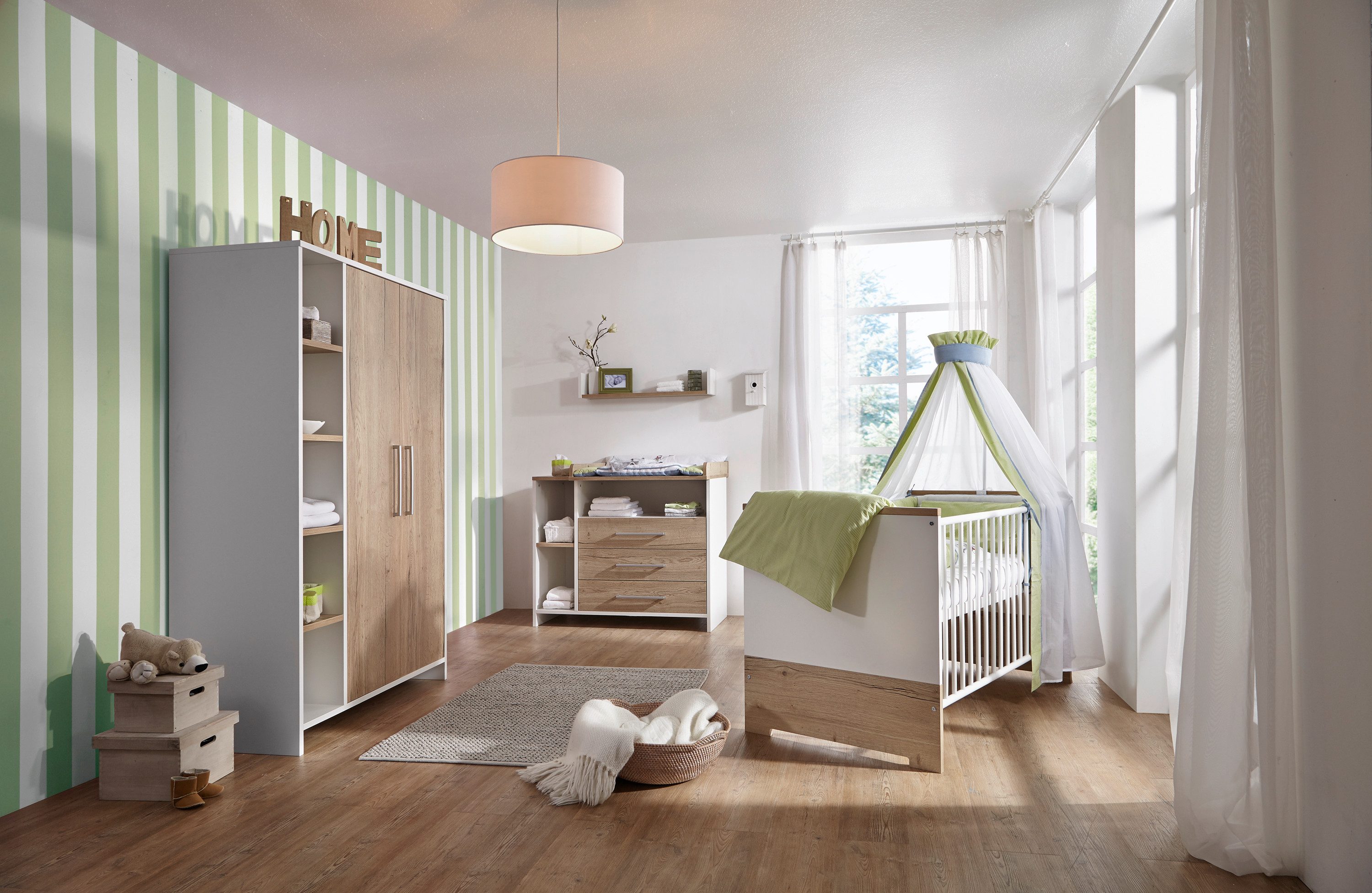Schardt Babybett Kombi-Kinderbett 70x140 cm Eco Plus, Made in Germany