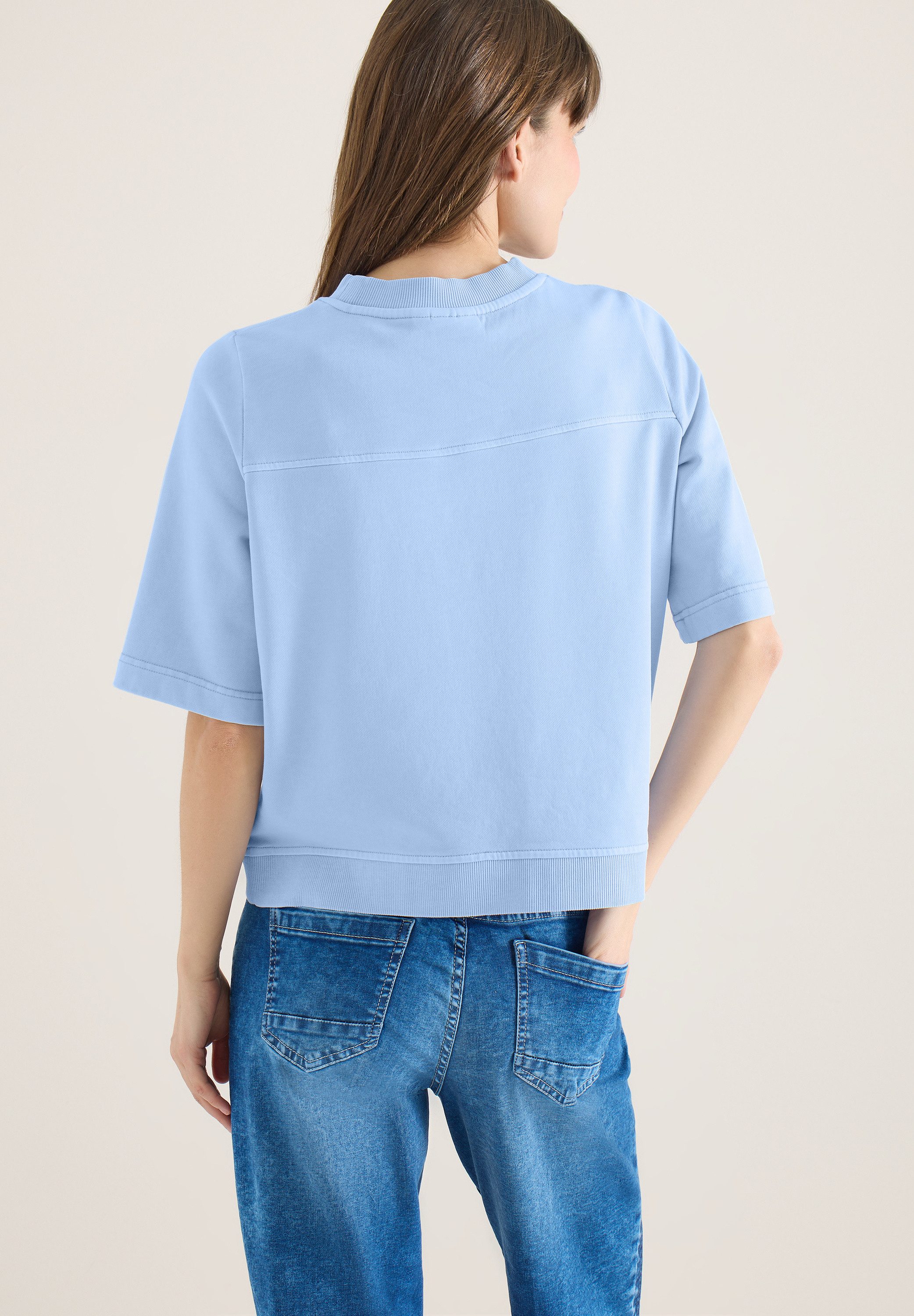 CECIL Sweatshirt mit Rippbündchen