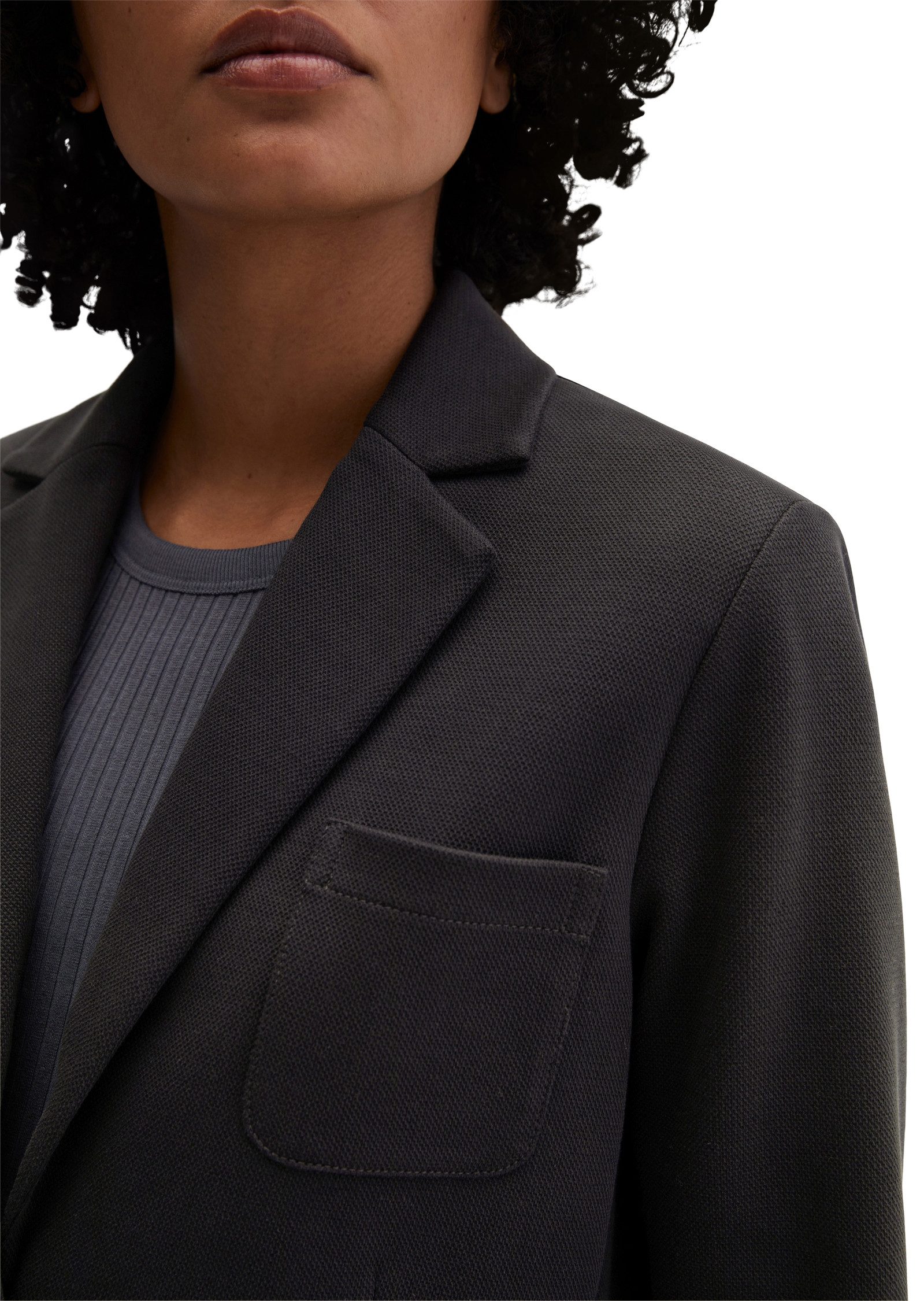 Marc O'Polo Jerseyblazer aus Organic Cotton-Mix – Bild 4 von 5
