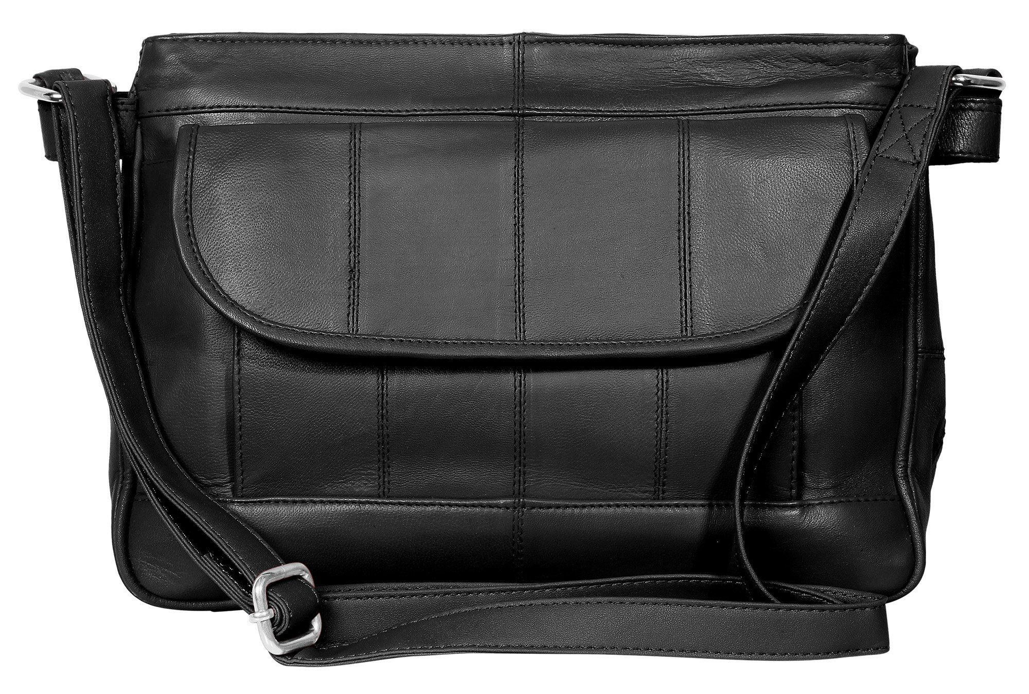 Umhängetasche Silvi Damen Tasche Ledertasche aus Echtleder