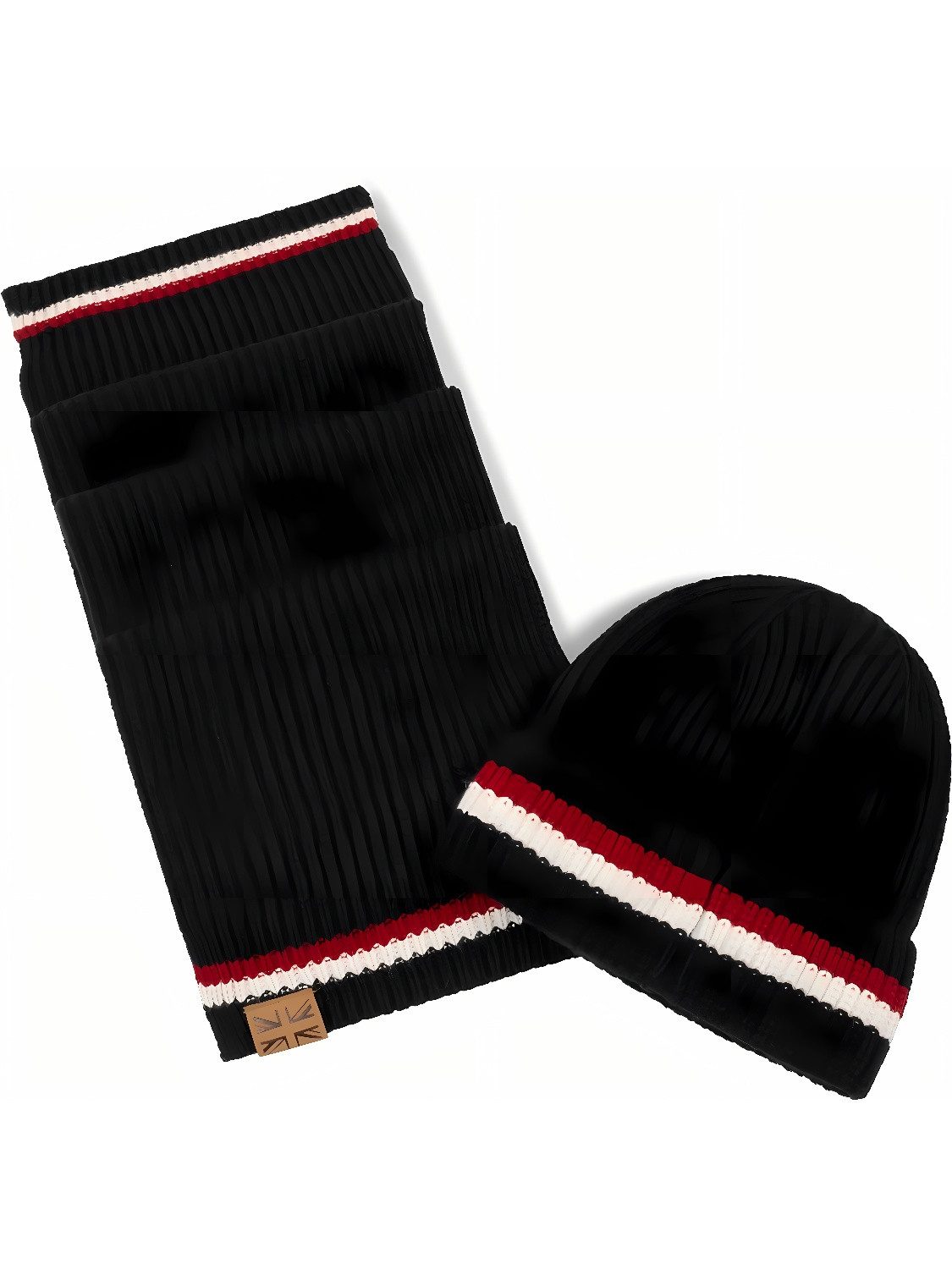 Lonsdale Strickmütze Butleigh Unisex Schal und Mütze Set