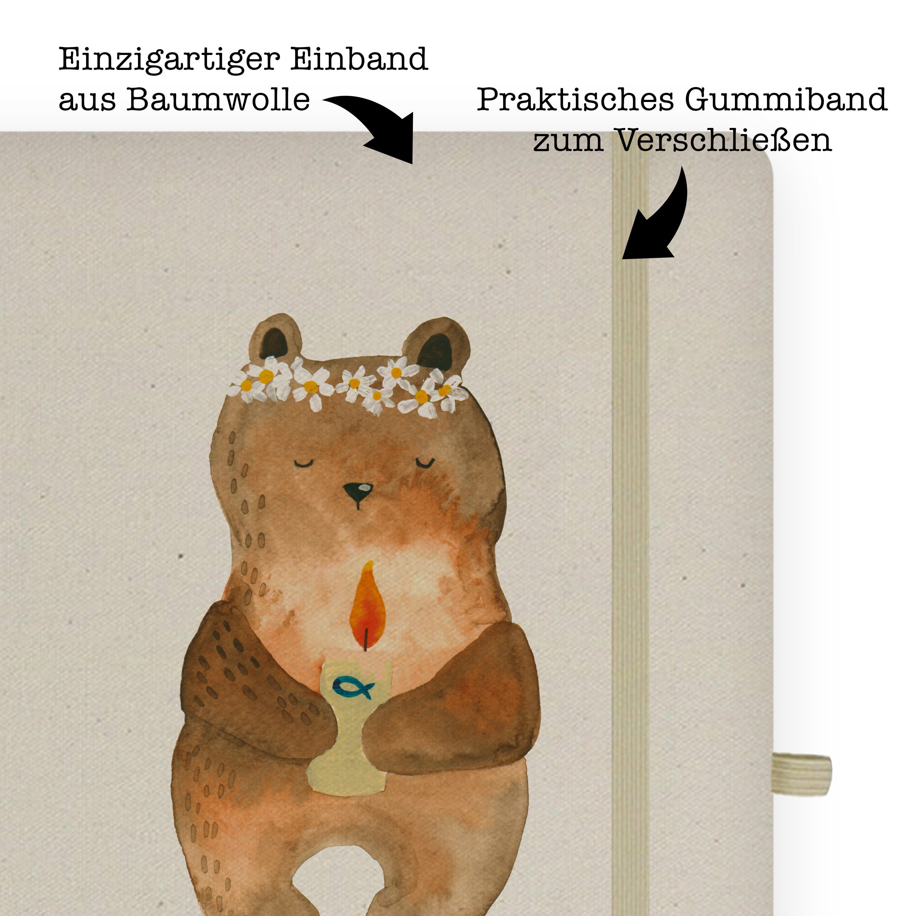Mrs. Mr. Geschenk, - Notizblo Teddybär, Transparent Notizheft, - & Notizbuch Kommunion-Bär Panda
