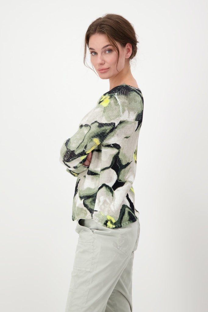 Monari Rundhalspullover