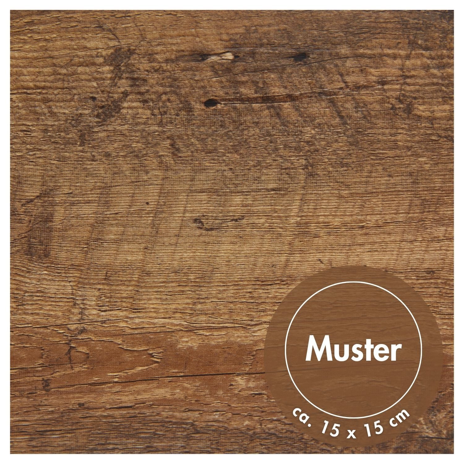 misento Vinylboden selbstklebend in Holzoptik, Muster 15 x 15 cm, für Fußbodenheizung, Badezimmer, Wohnräume