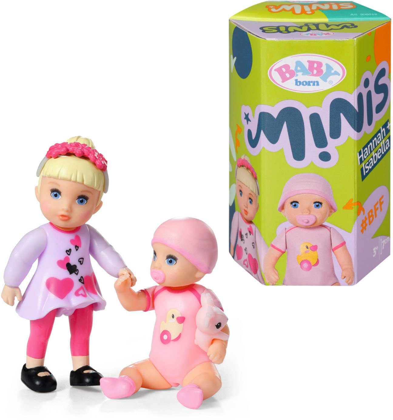 Baby Born Minipuppe Baby born® Minis, Isabella & Hannah
