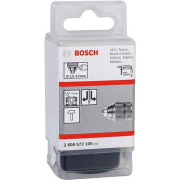 BOSCH Bohrer- und Bitset Schnellspannbohrfutter 1,5-13mm, 1/2"-20 UNF