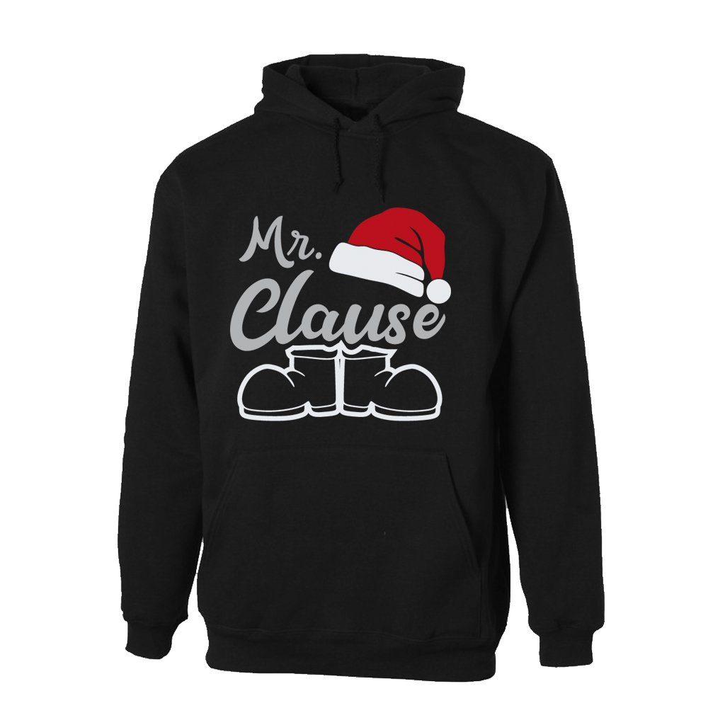 G-graphics Hoodie Mr. Clause & Mrs. Clause (Partner- / Paar-Set, 1-tlg., Einzelteile zum selbst zusammenstellen) Aufdruck auf der Vorder- oder Rückseiteseite wählbar