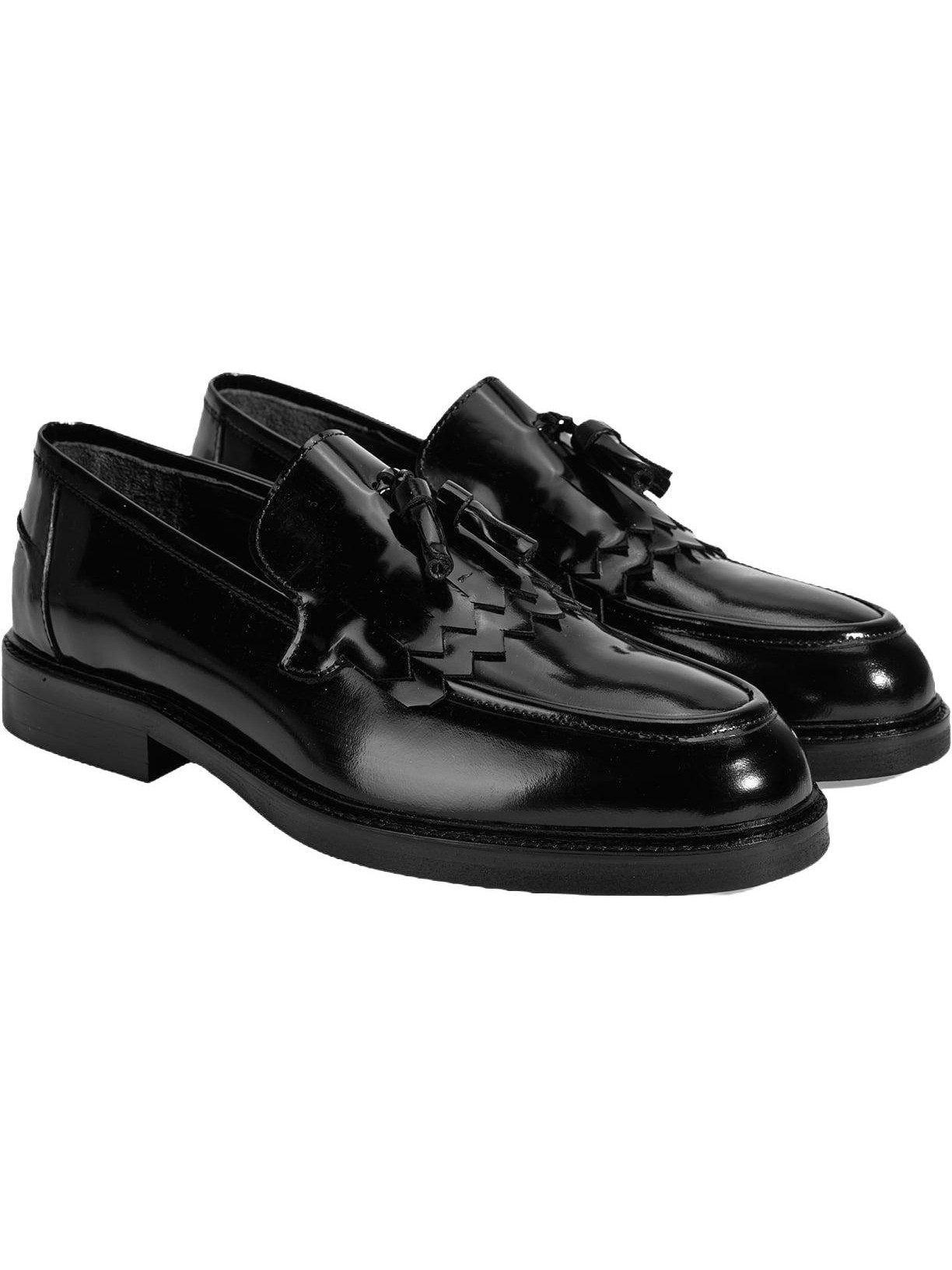 Desa Desa Herren-Lederslipper – Runde Zehenpartie, flacher Absatz, atmungsa Loafer