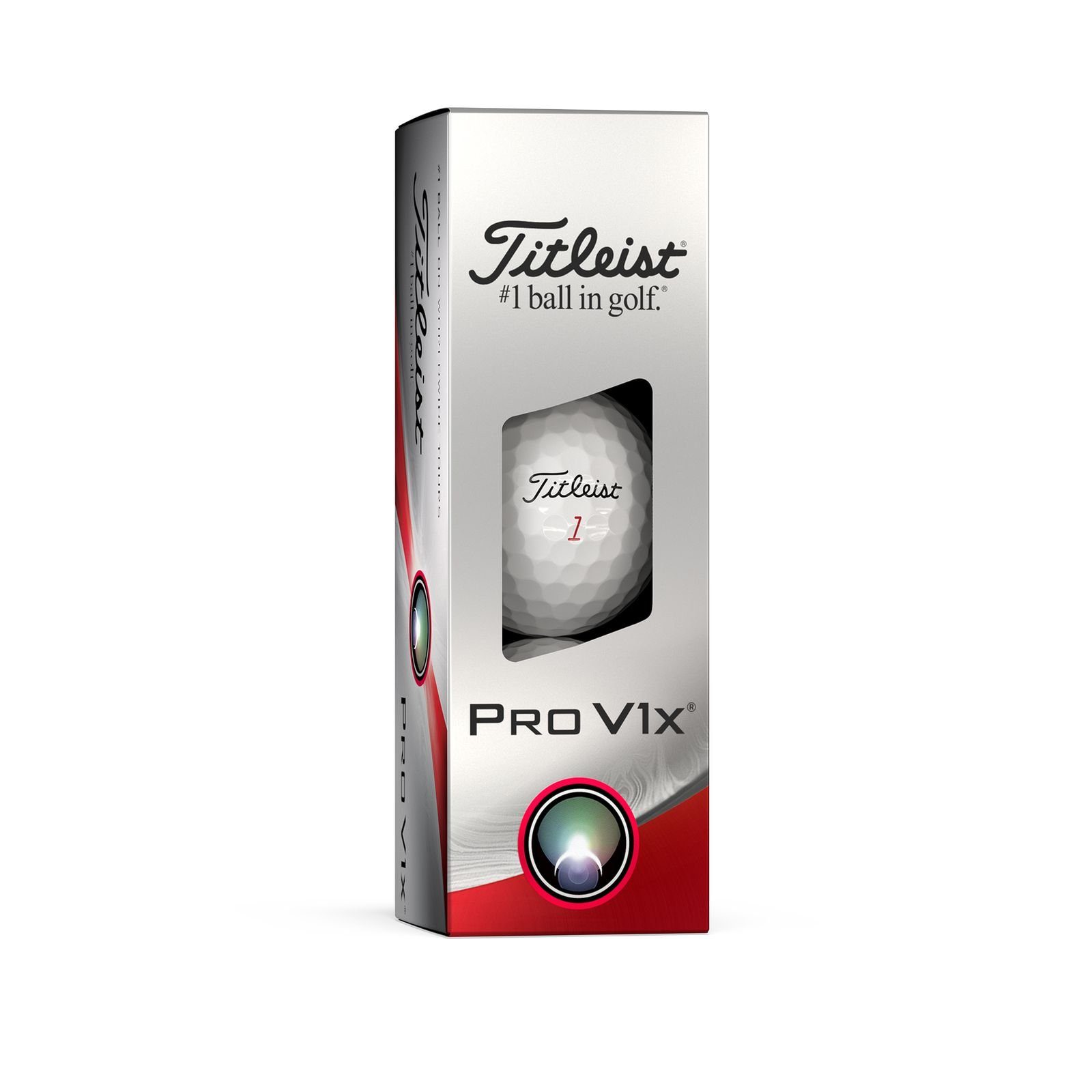 Titleist Golfball Titleist Pro LEISTUNG V1x 12 Golfbälle Neue SPIN KONTROLLE,MAXIMALE 5-6-7-8 UND Version I 2023 Stück