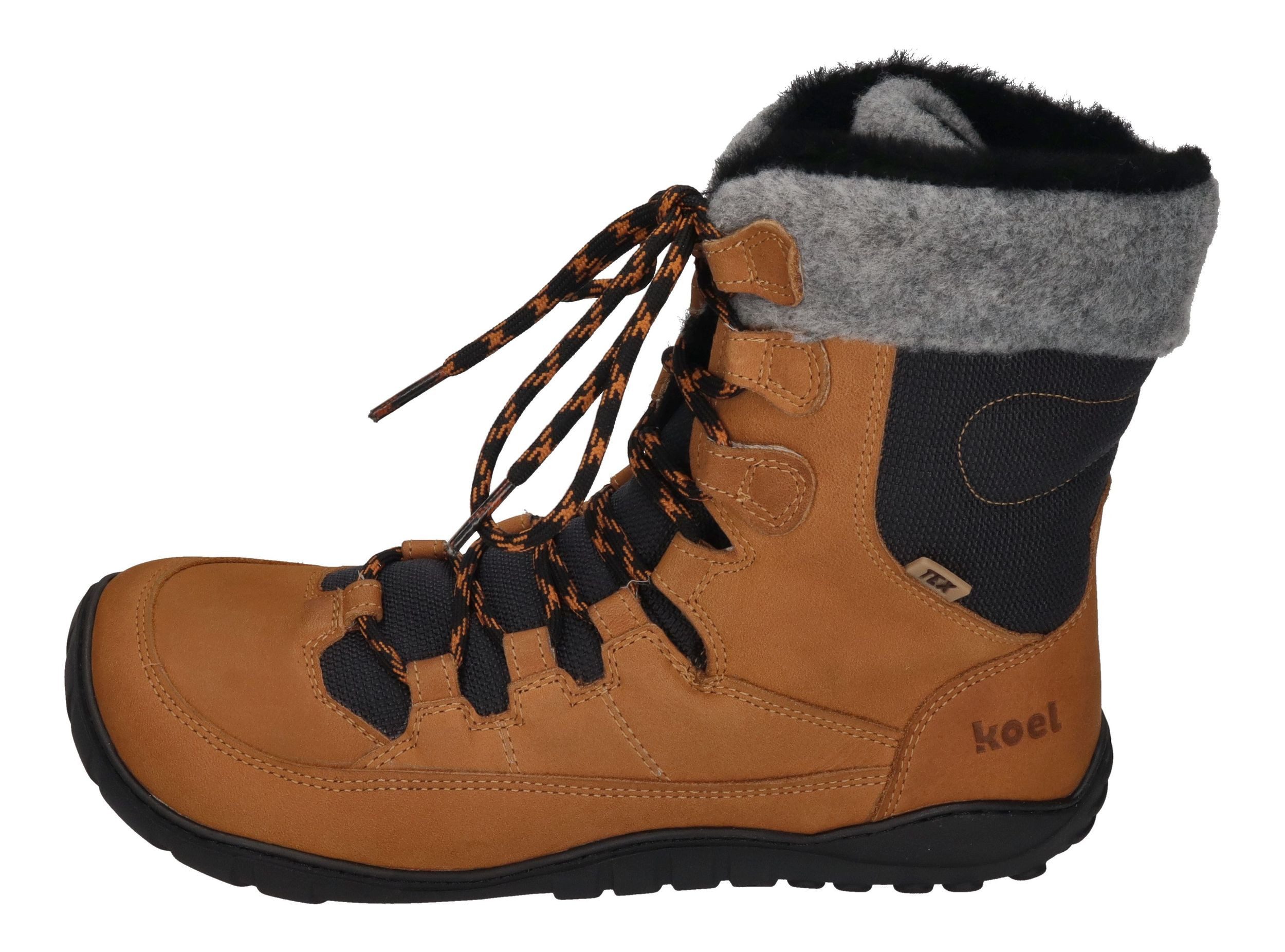 KOEL Liam Tex Lambswool Barfußschuh Miel