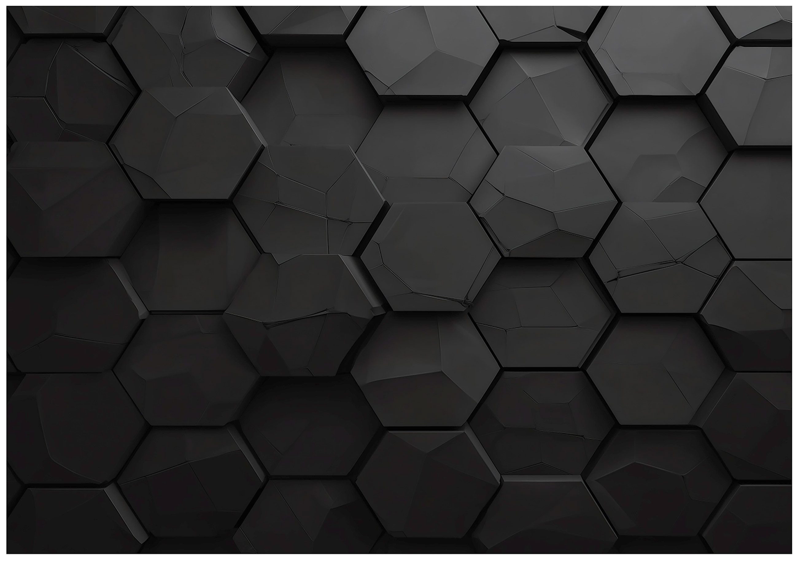 Wallarena Fototapete Kinderzimmer Junge Hexagon 3D Gaming Kinder Vlies Tape günstig online kaufen