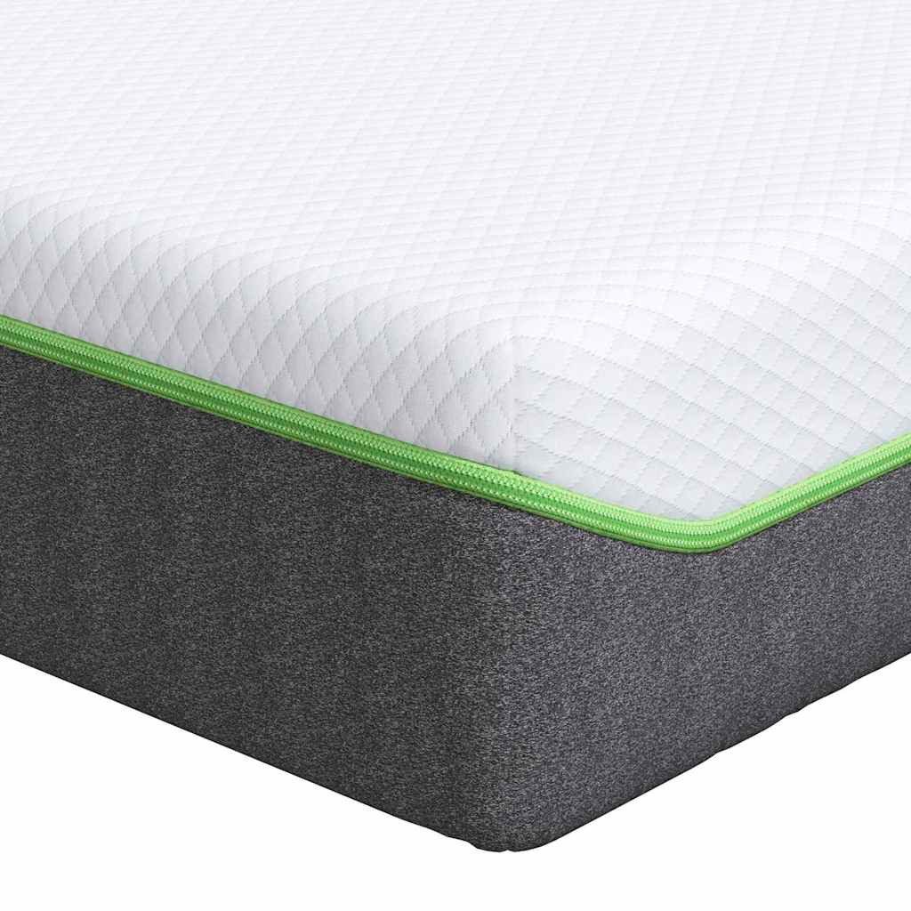 Boxspringmatratze Matratze Weiß und Grau 70 x 200 cm Jacquard-Stoff, vidaXL, 20 cm hoch
