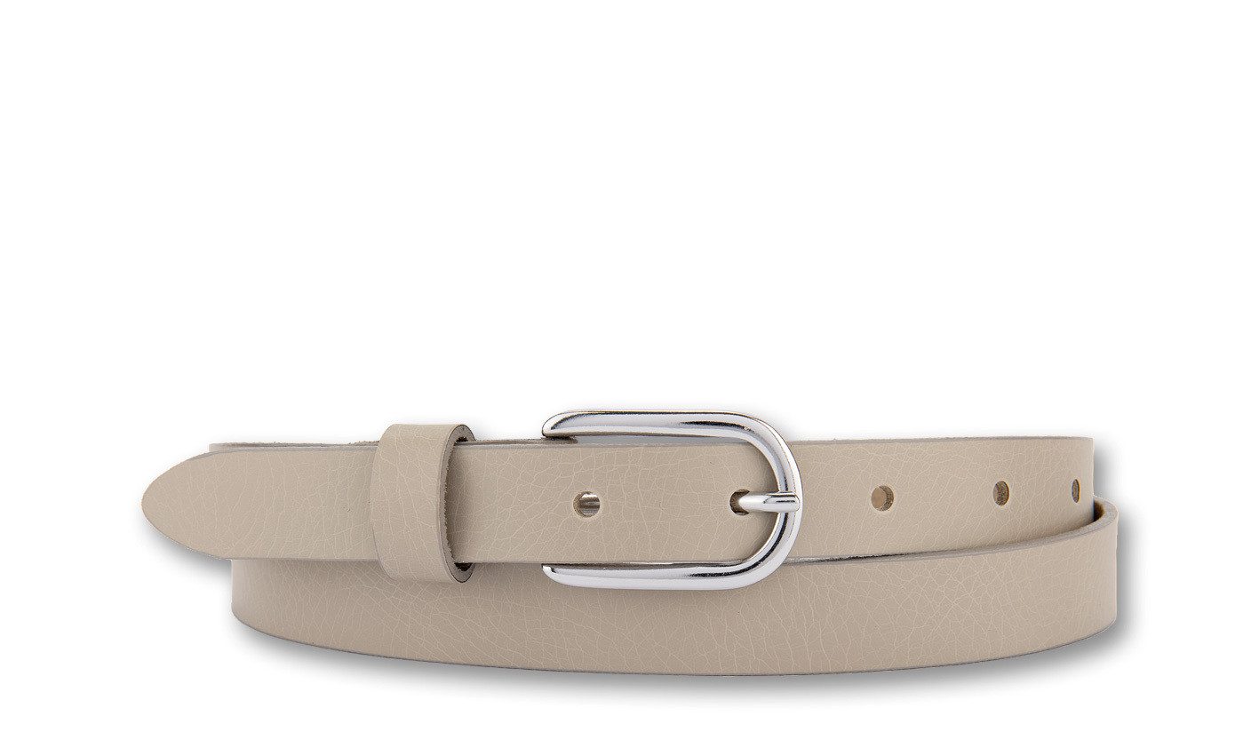 BERND GÖTZ Ledergürtel Ledergürtel im schmalen Stil mit Schließe in Hufeisenform