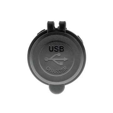 Ampire ZBC032 Dual-USB-A/C Ladegerät Einbaudose 28mm beleuchtet Schalter KFZ Adapter (universelle Montage)