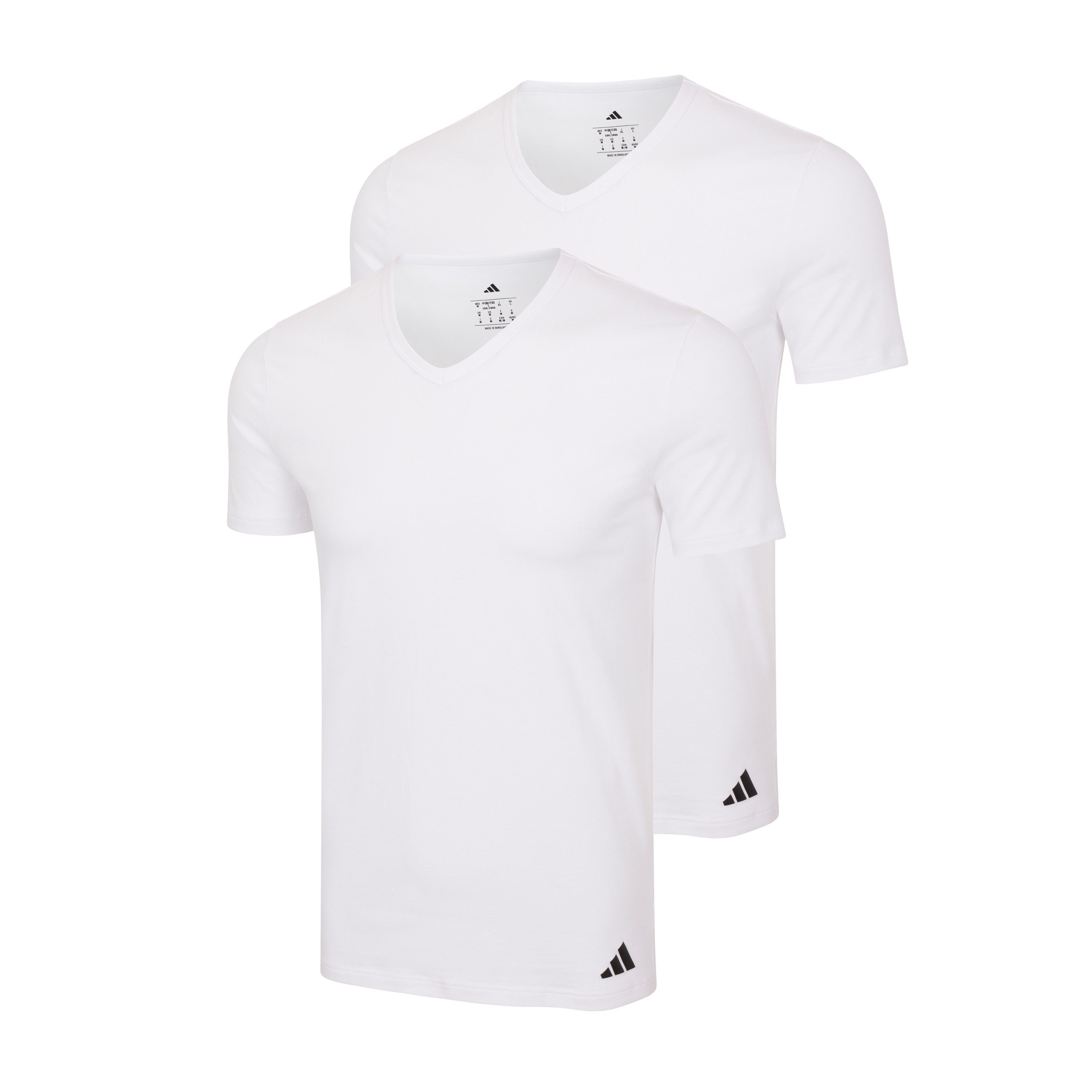 adidas Sportswear T-Shirt Active Flex Cotton (2er Pack) V-Ausschnitt, Kurza günstig online kaufen