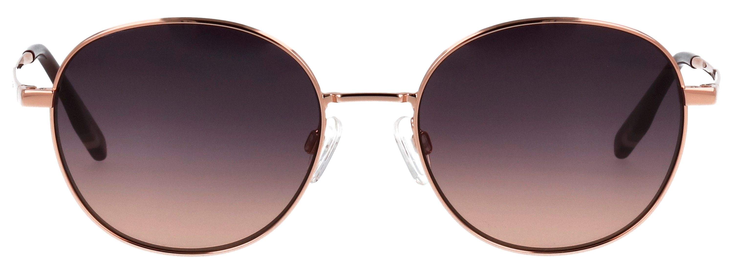 TOM TAILOR Sonnenbrille Modell 675000 Form Rund, Logoschriftzug auf Bügel, Metallfassung