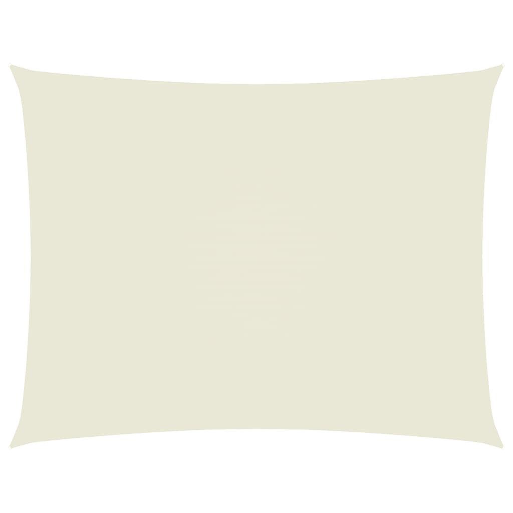Sonnensegel Sonnensegel Oxford-Gewebe Rechteckig 2,5x4 m Creme