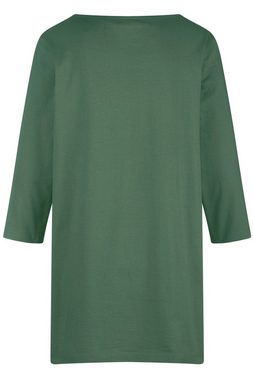 MIAMODA Longshirt T-Shirt großer Druck Rundhals 3/4-Ärmel