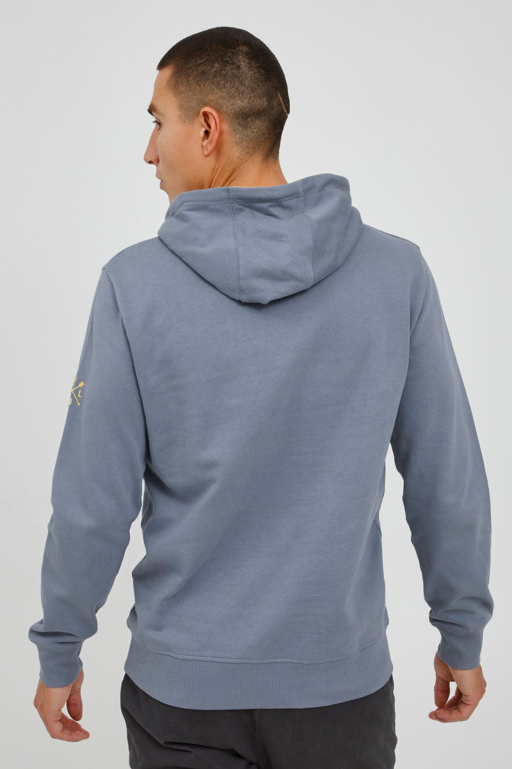 (183918) farblichen kontrastreichen Details Hoodie Blue mit SDKenan Kapuzensweatshirt China !Solid