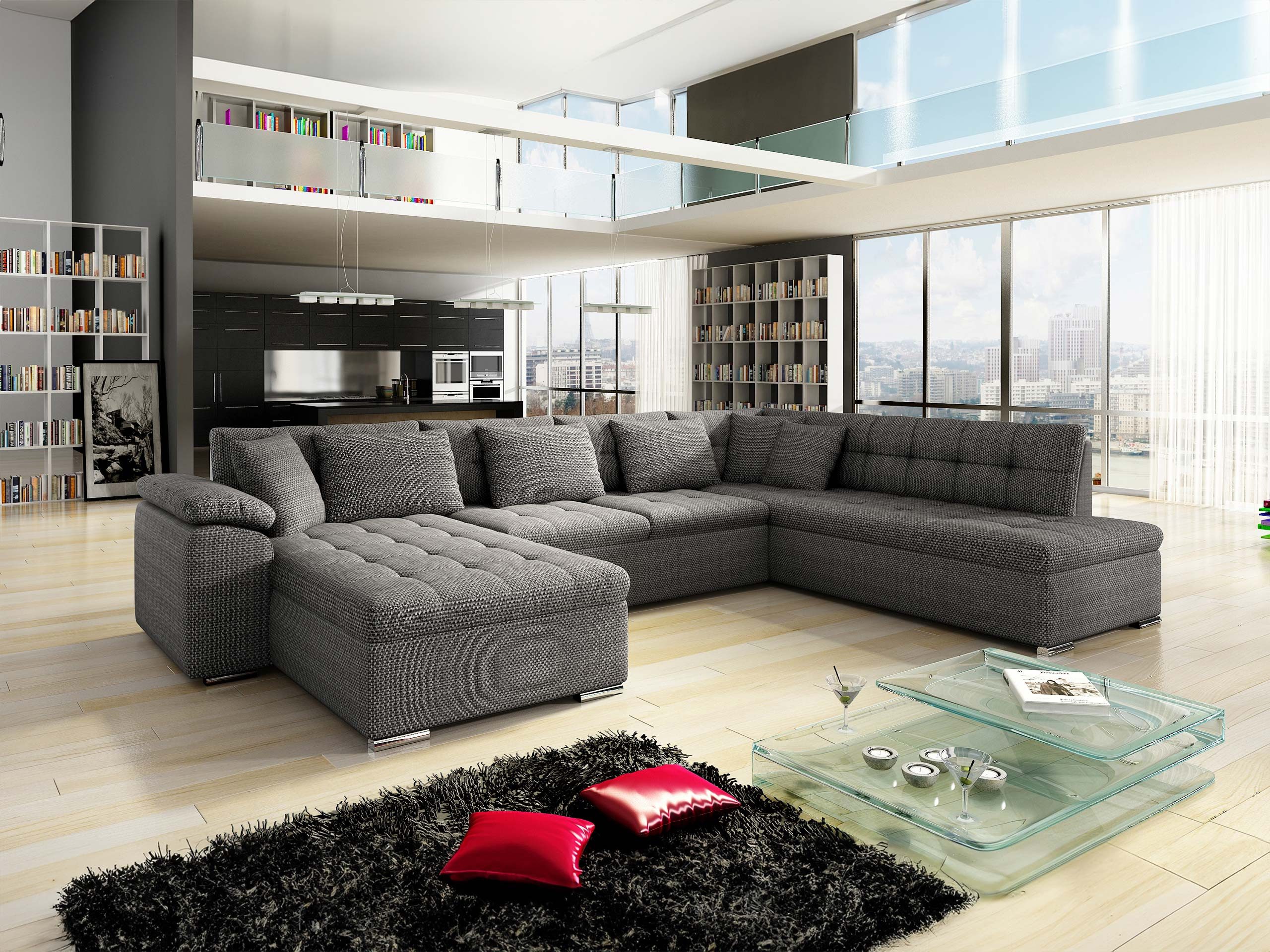 MIRJAN24 Wohnlandschaft Niko Bis, mit Bettkasten günstig online kaufen