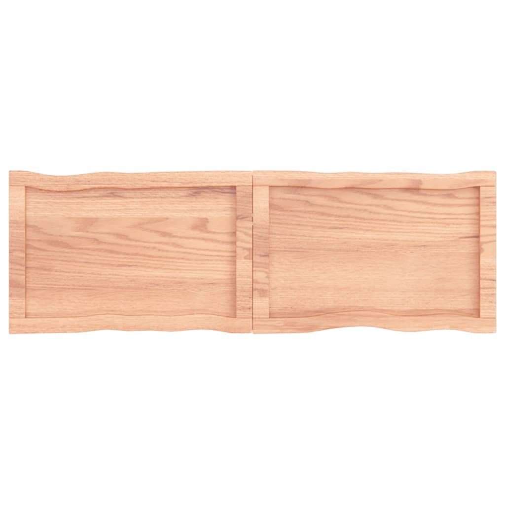 Baumkante furnicato Tischplatte Massivholz St) 120x40x(2-6) Behandelt cm (1