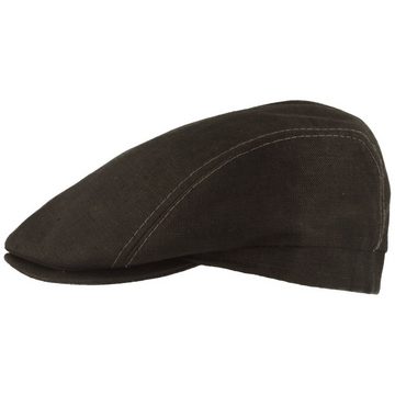 Breiter Schiebermütze UV-80-Flatcap in Jeansoptik aus Hanf Mix