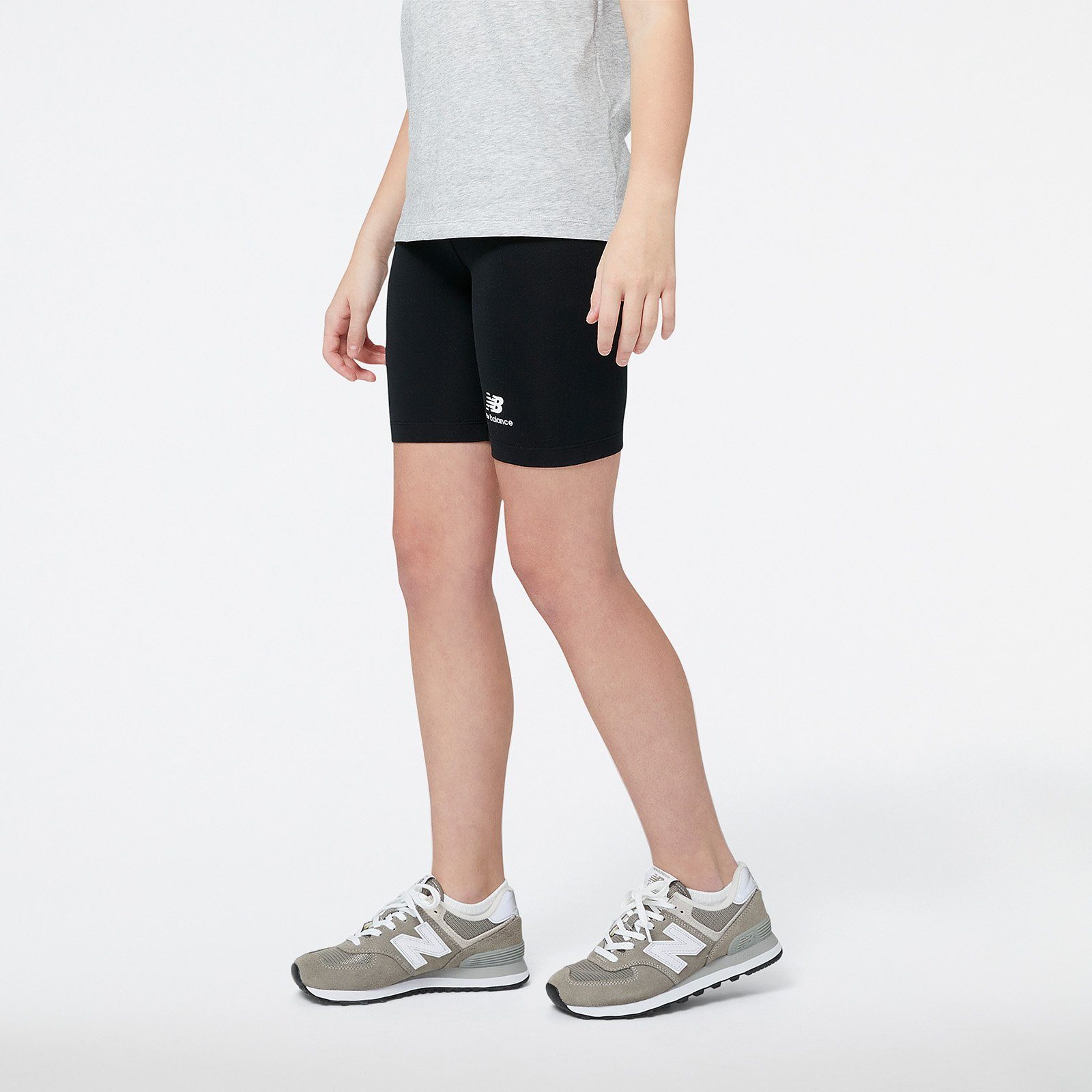 New Balance Shorts Essentials Fitt Cotton Stacked Logo