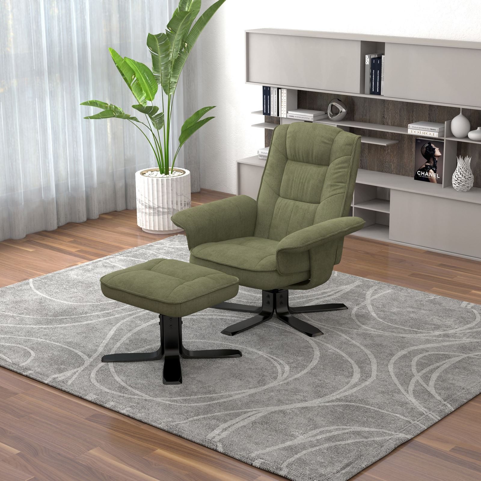 IDIMEX Relaxsessel CHARLY, Fernsehsessel mit Hocker, günstig online kaufen