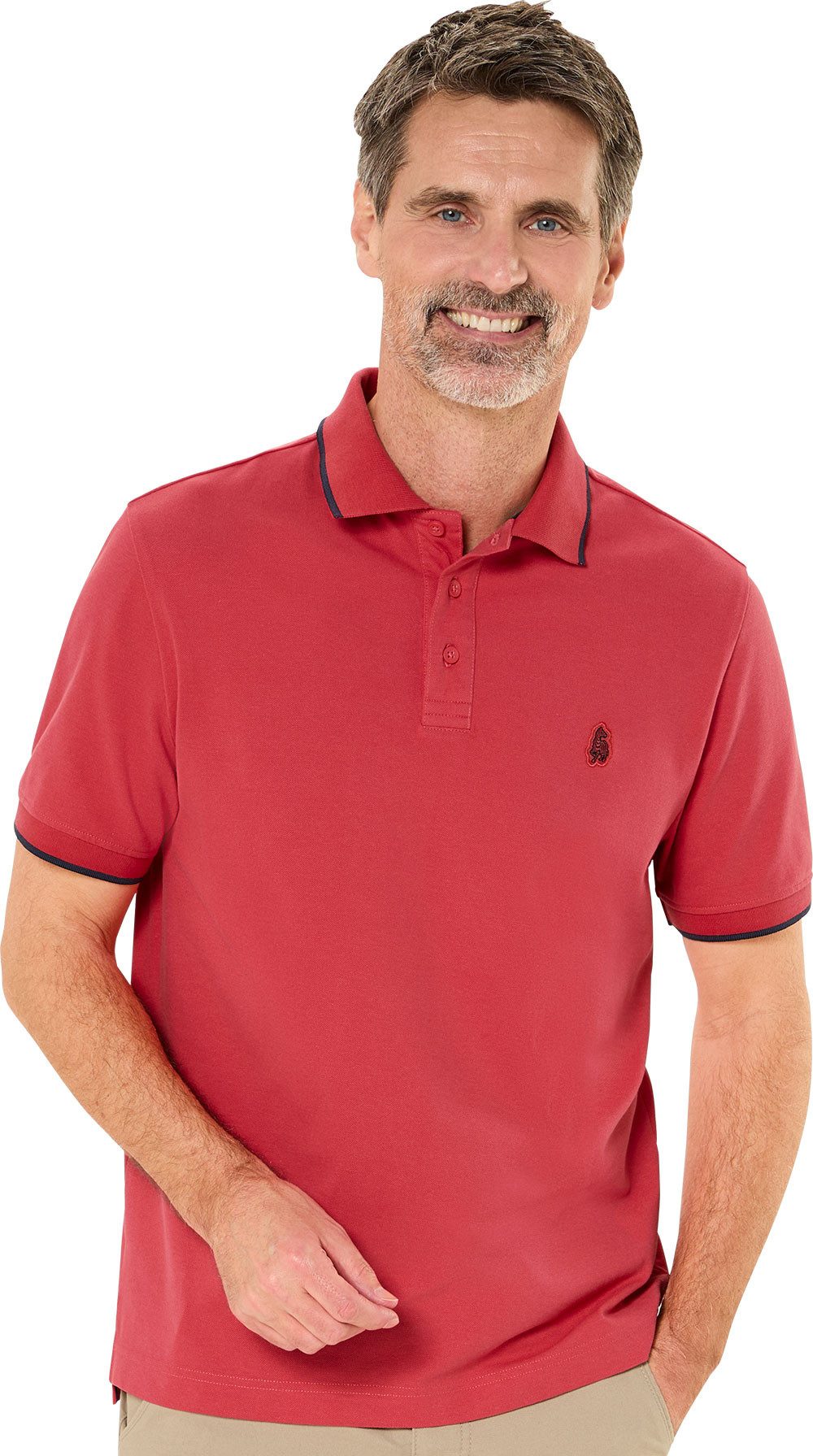 Jacques Britt Poloshirt Atmungsaktiv und hautsympathisch - natürlicher Komfort durch Baumwolle