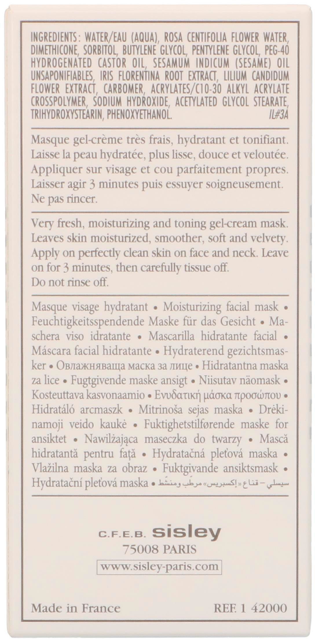 sisley Gesichtsgel Express Flower Gel, Erfrischend, feuchtigkeitsspendend, für schlaffe oder müde Haut.