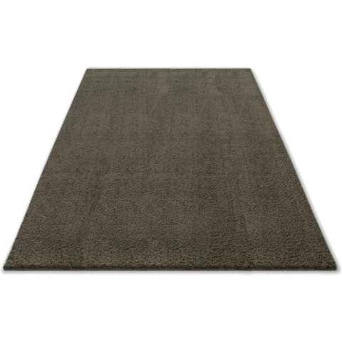 Hochflor-Teppich Ilvi, andas, rechteckig, Höhe: 31 mm, extra flauschig, besonders weich durch Mikrofaser, einfarbig, weich