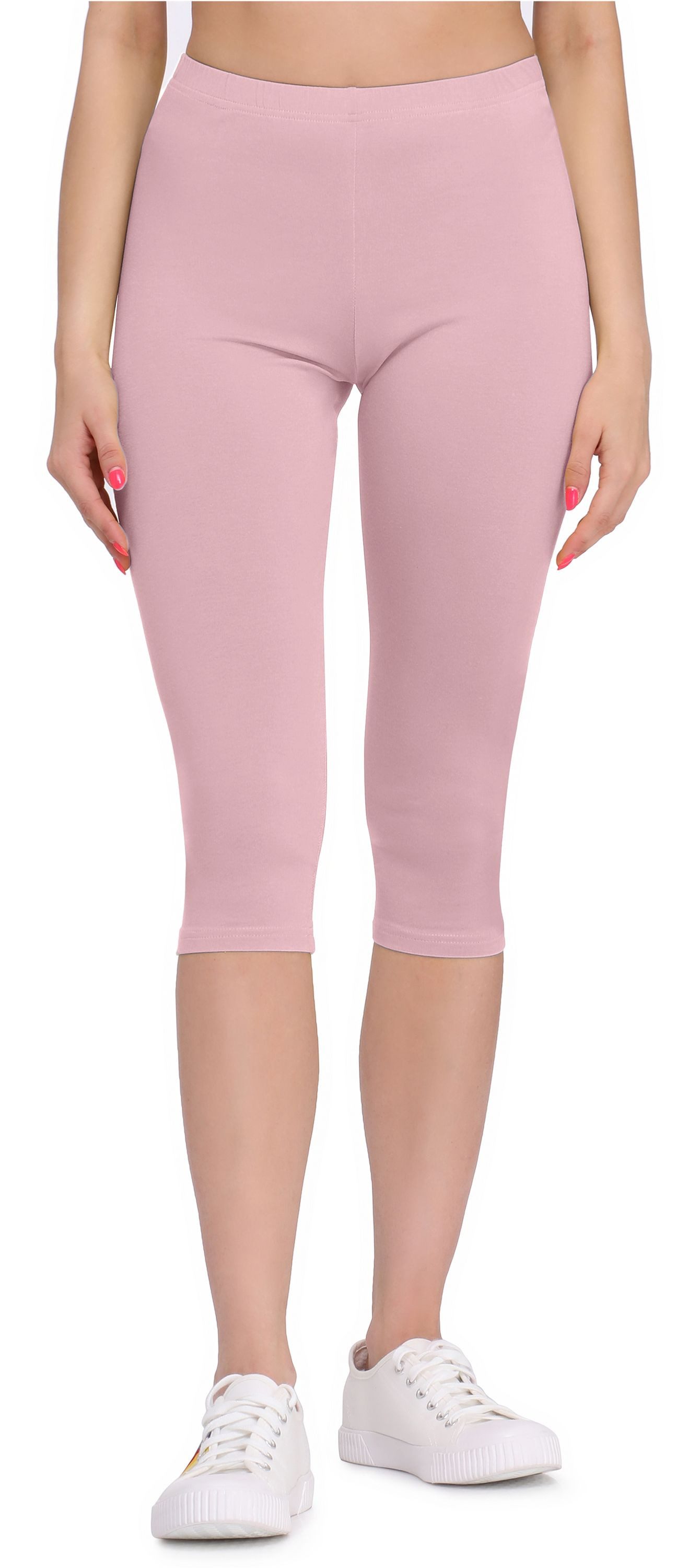 Leggings Damen 3/4 Capri Hose aus Viskose BLV50-148