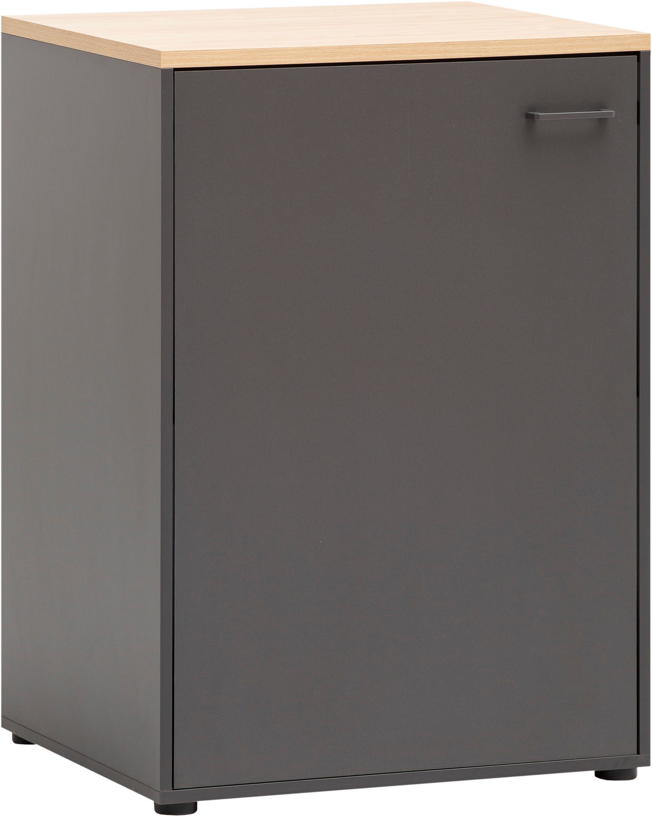 Schildmeyer Mehrzweckschrank Solea, Breite 67 cm Softclose-Scharniere, Wechselbarer Türanschlag