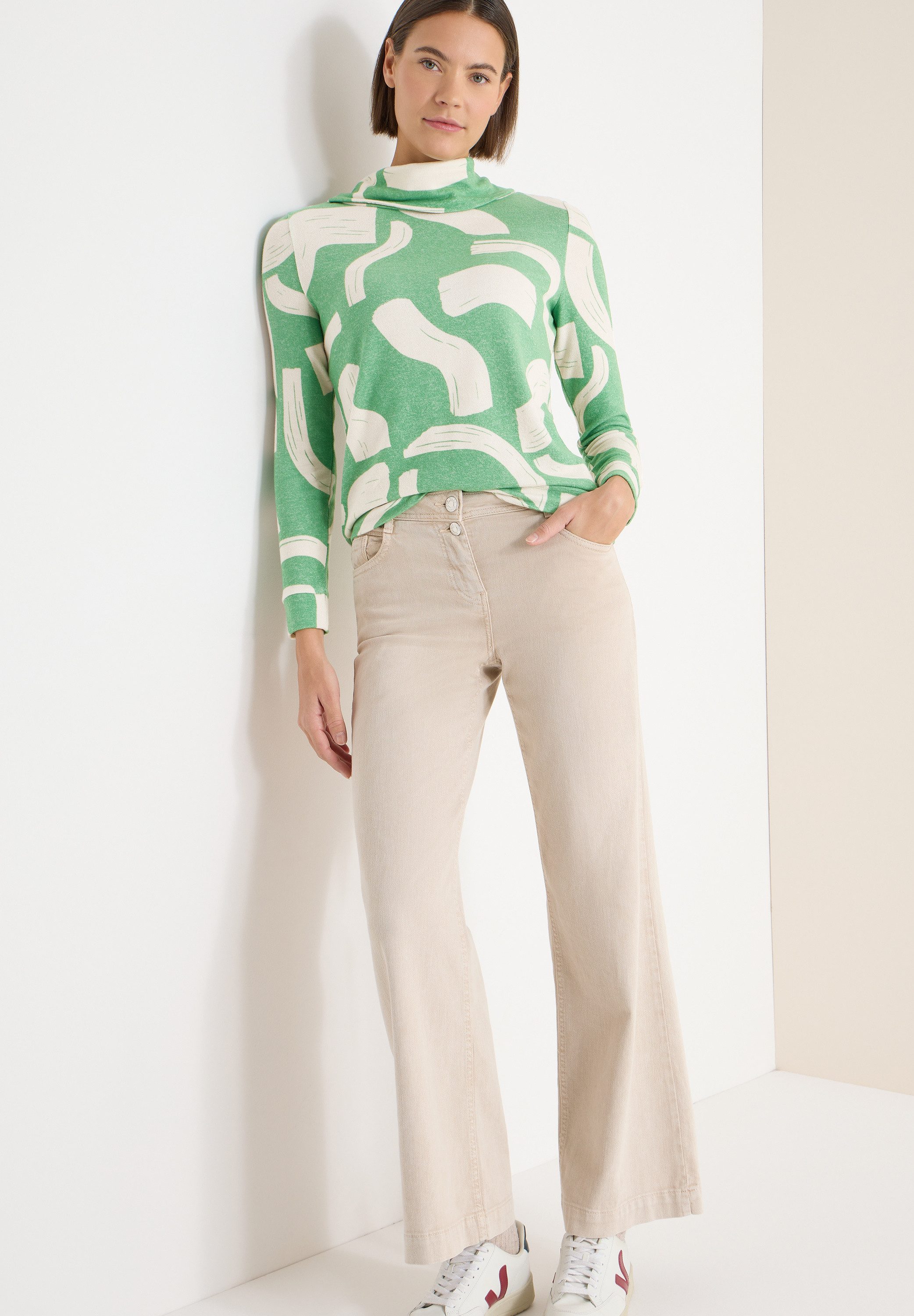 CECIL Sweater mit grafischem Muster