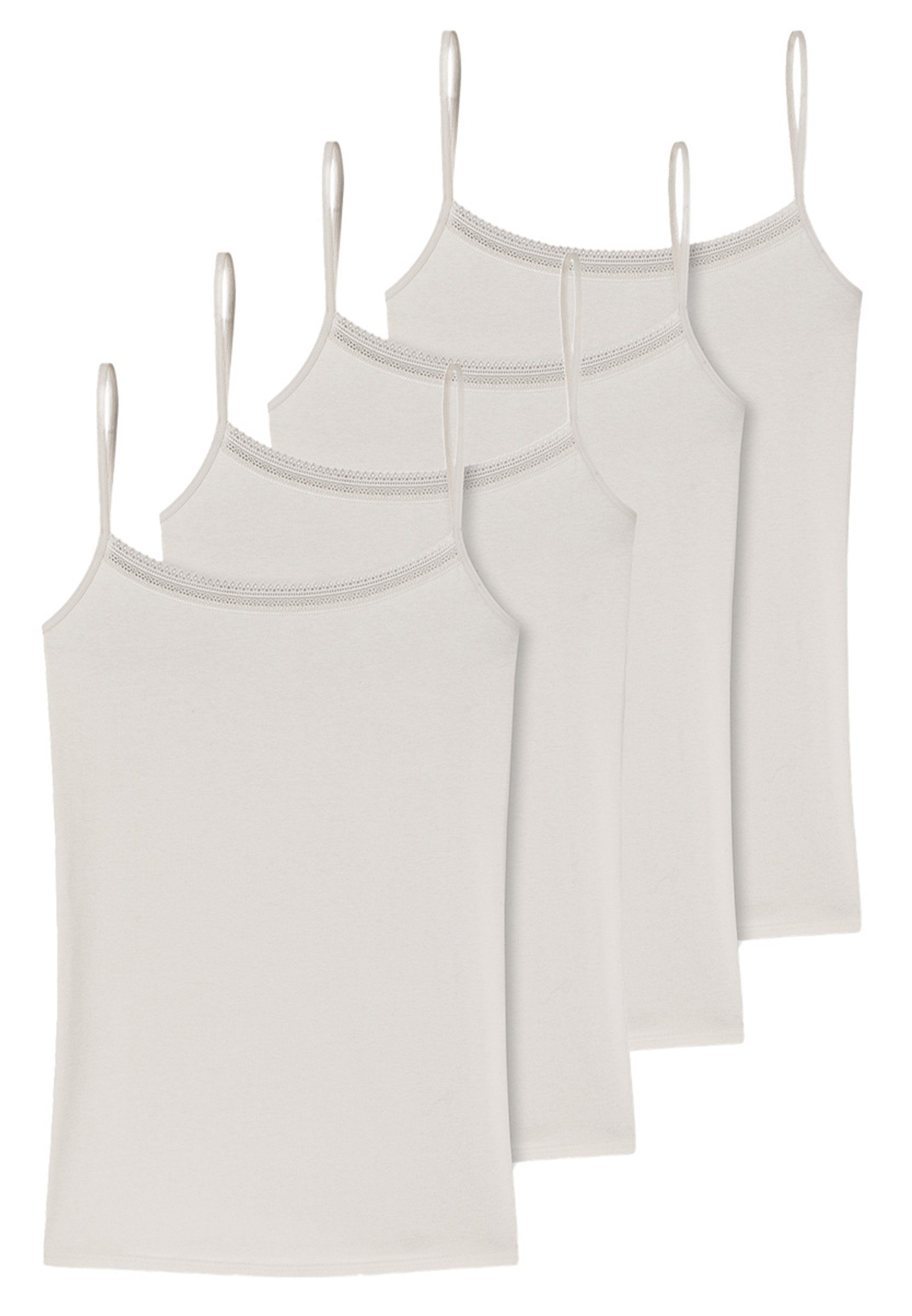 Unterhemd 4er Pack Cotton Lace