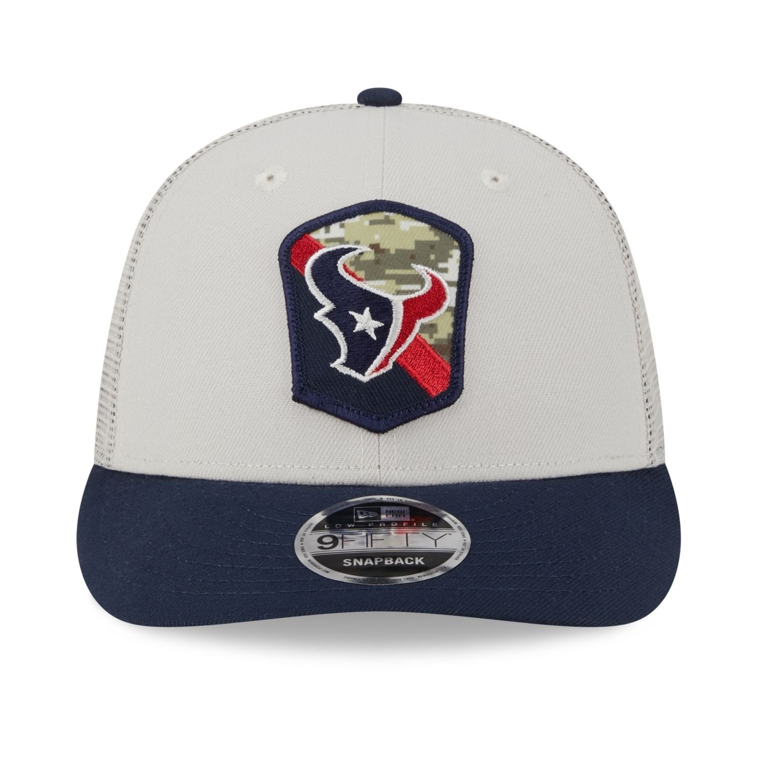 Low to NFL Era Snap 9Fifty Salute Profile Snapback New Texans Houston Service Cap