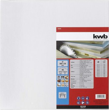 kwb Kreissägeblatt, Bau-Kreissägeblatt 300 x 30 Sägeblatt für Tisch-Kreissägen, Wechse